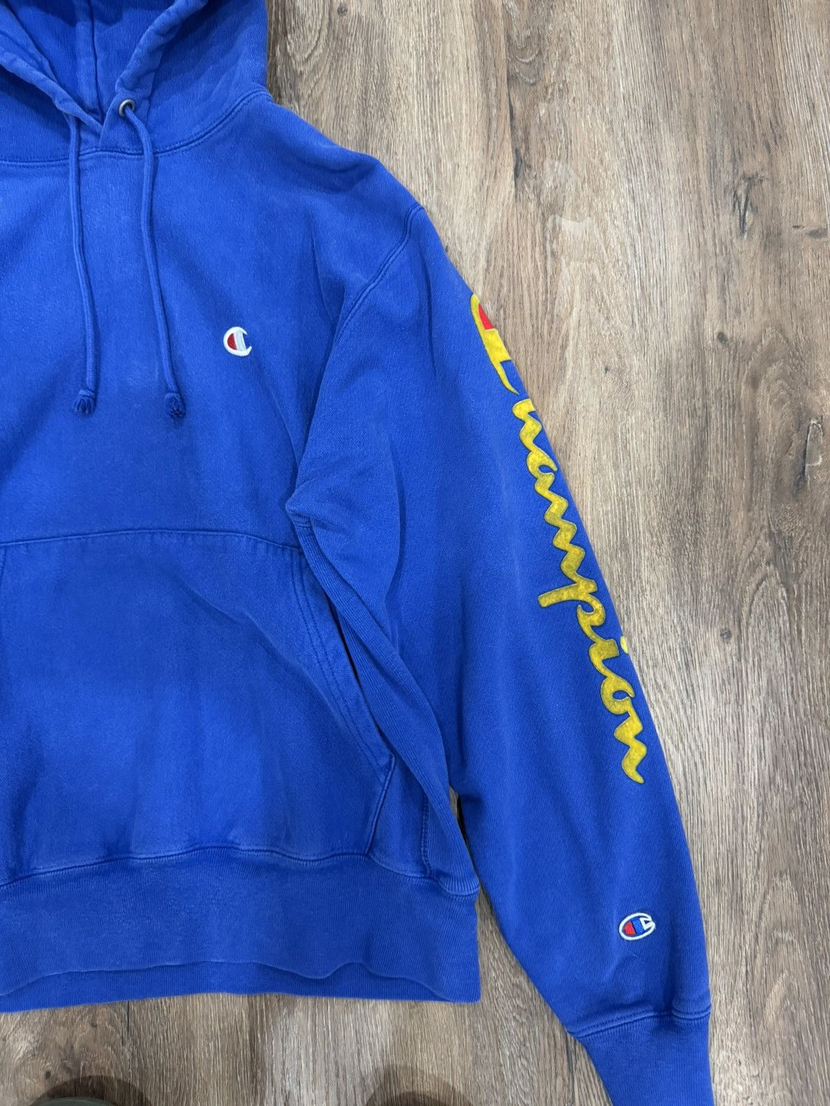 Champion × Vintage Vintage Champion Reverse Weave Hoodie Rare Colour-way Size US M / EU 48-50 / 2 - 8 Thumbnail