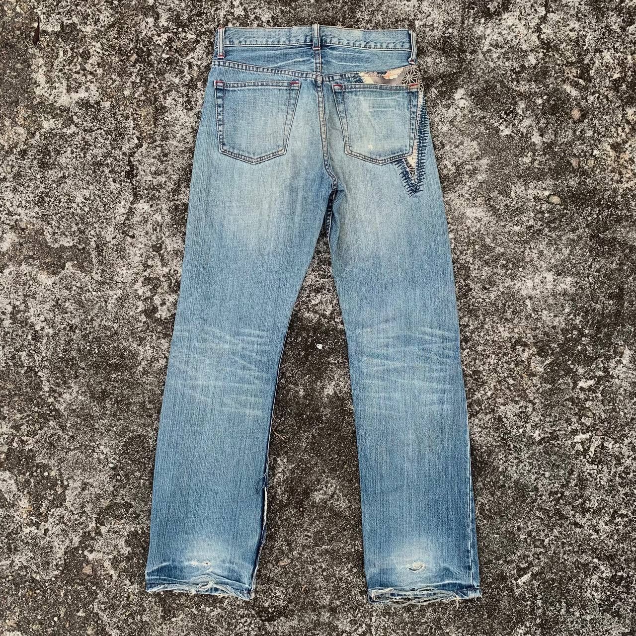 Takeo Kikuchi Takeo Kikuchi Jeans Light Blue Wash Denim Japanese Brand Size US 31 - 2 Thumbnail