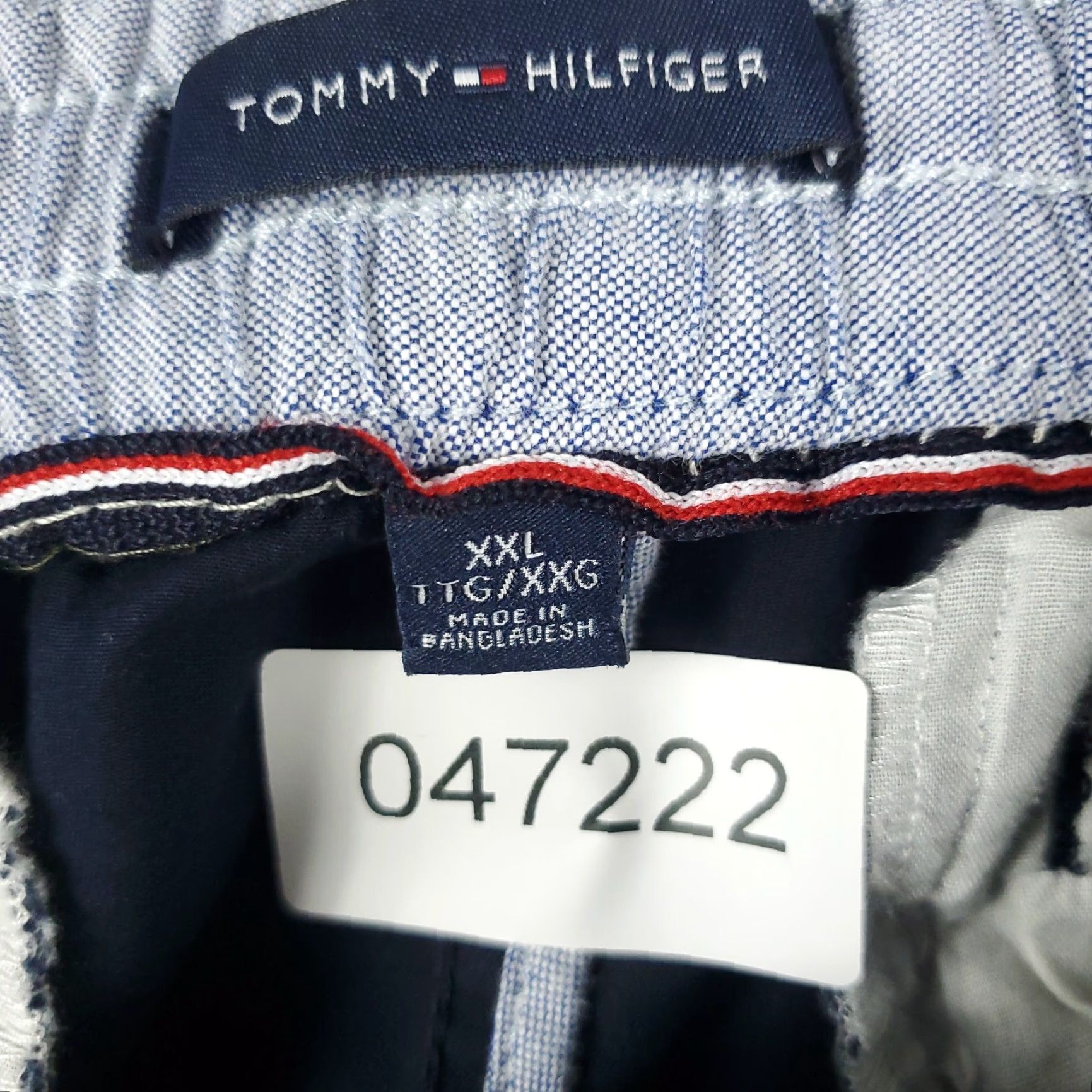 Tommy Hilfiger VINTAGE Tommy Hilfiger Shorts Womens Size 2XL Classic Chino Flat Front Blue Casual Size 35" - 8 Thumbnail