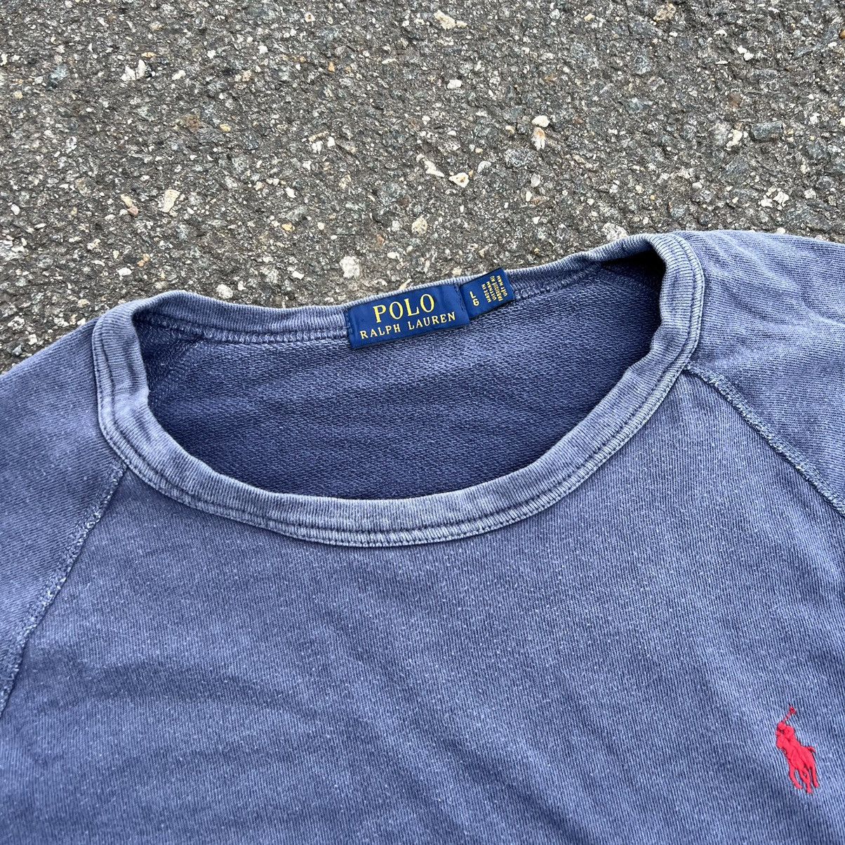 Polo Ralph Lauren × Ralph Lauren × Vintage Ralph Lauren Vintage 90s Blue Sweatshirt Size US L / EU 52-54 / 3 - 5 Thumbnail
