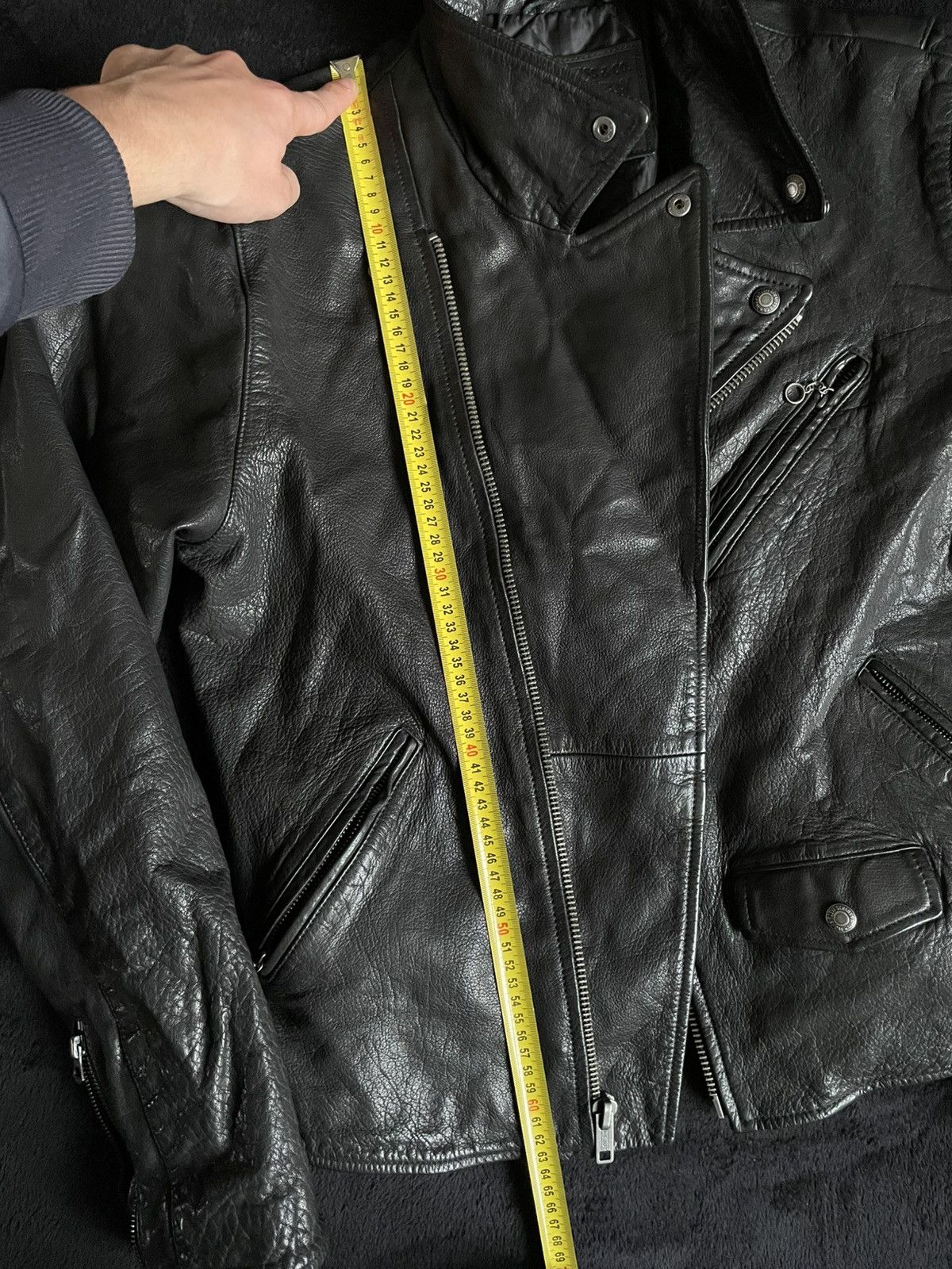 Levi's Vintage 00s Levi‘s Leather Jacket Avant-garde Size S Size S / US 4 / IT 40 - 10 Thumbnail