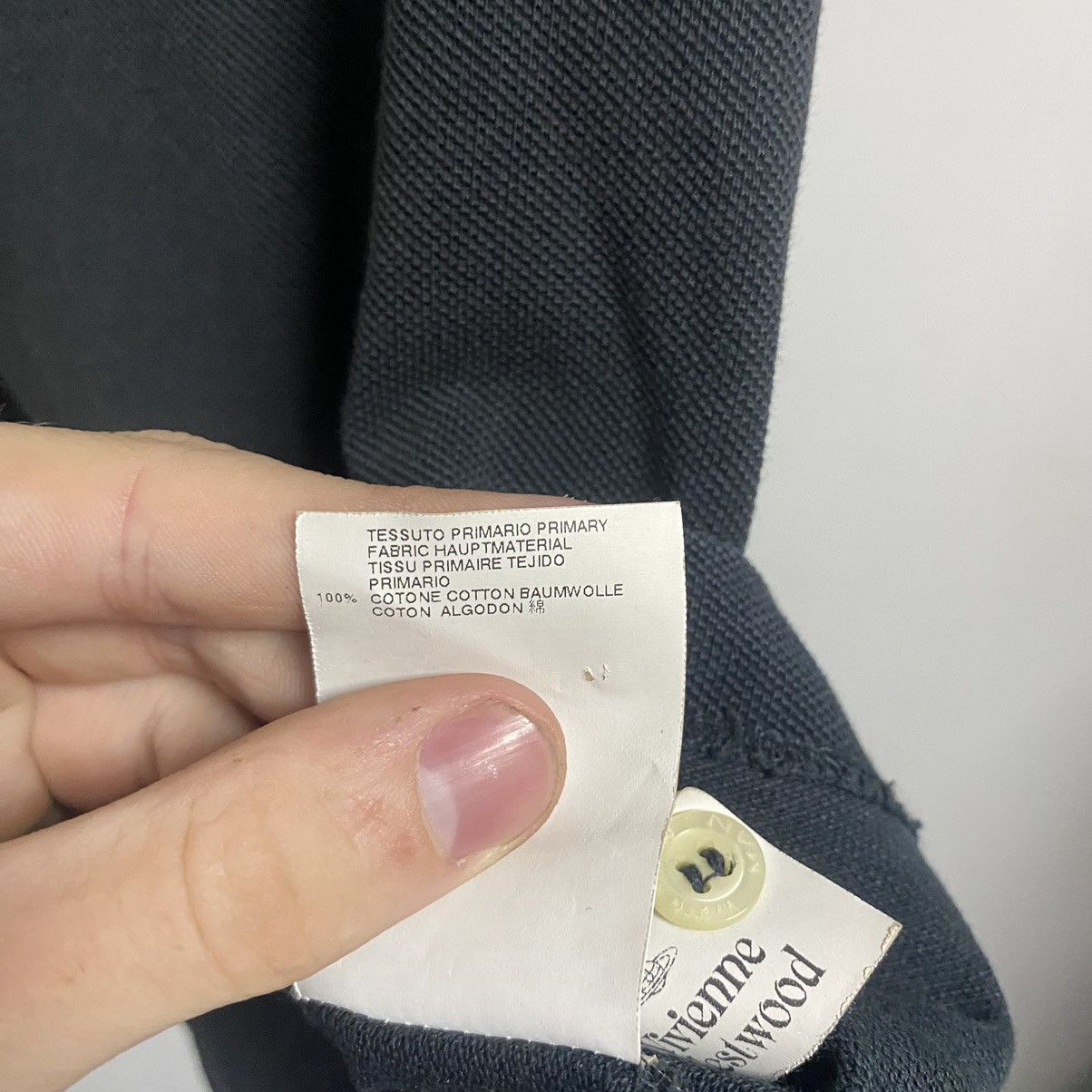 Vivienne Westwood Vintage Vivienne Westwood Polo Shirt Logo Orb Basic Y2k Size US XL / EU 56 / 4 - 11 Thumbnail