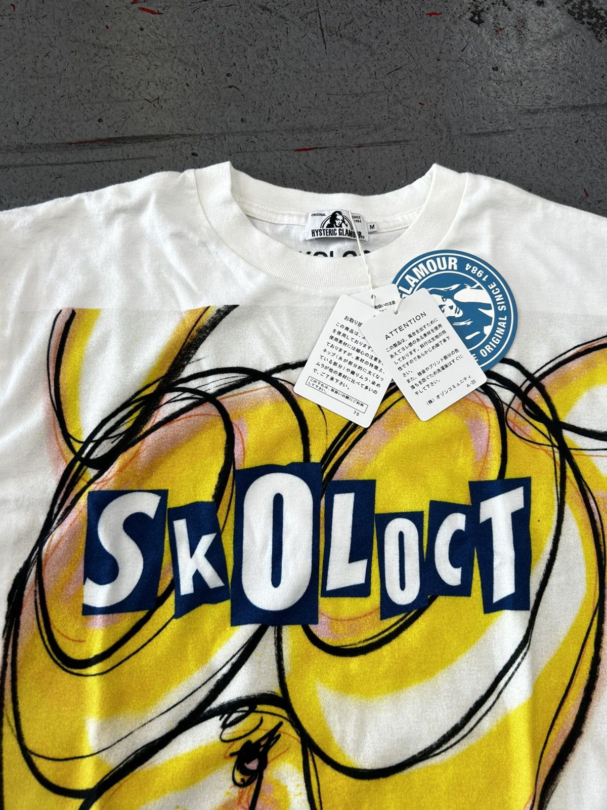 Hysteric Glamour Hysteric glamour x Skoloct T-Shirt Size Medium NEW Size US M / EU 48-50 / 2 - 2 Thumbnail