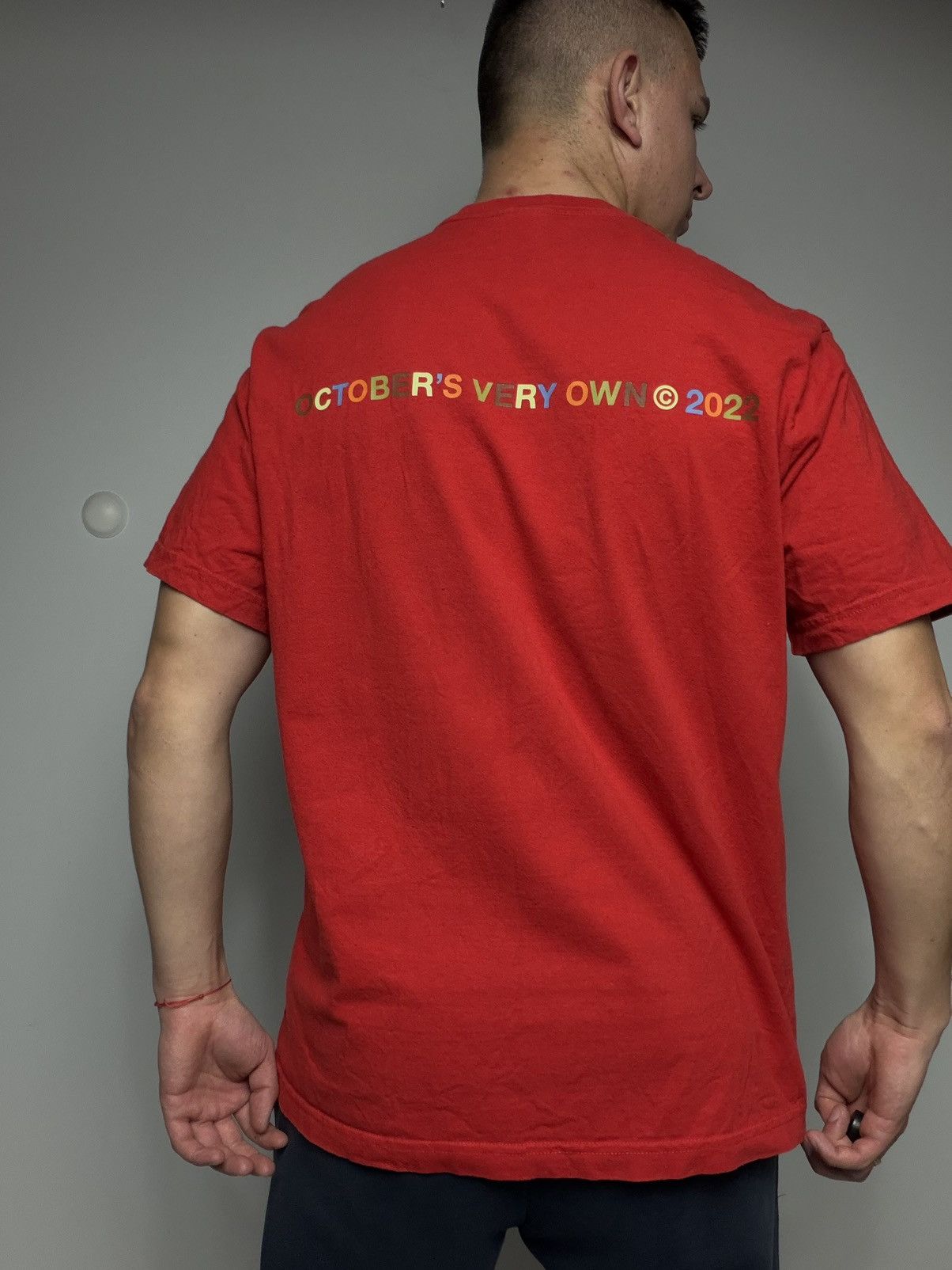 October's Very Own OVO October's Very Own Stained Glass Owl T-Shirt Red Size L Size US L / EU 52-54 / 3 - 5 Thumbnail