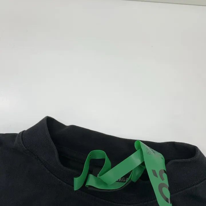 Balenciaga Balenciaga Black Flame Logo Short Sleeve T-shirt 0079-2507 Size US M / EU 48-50 / 2 - 4 Thumbnail