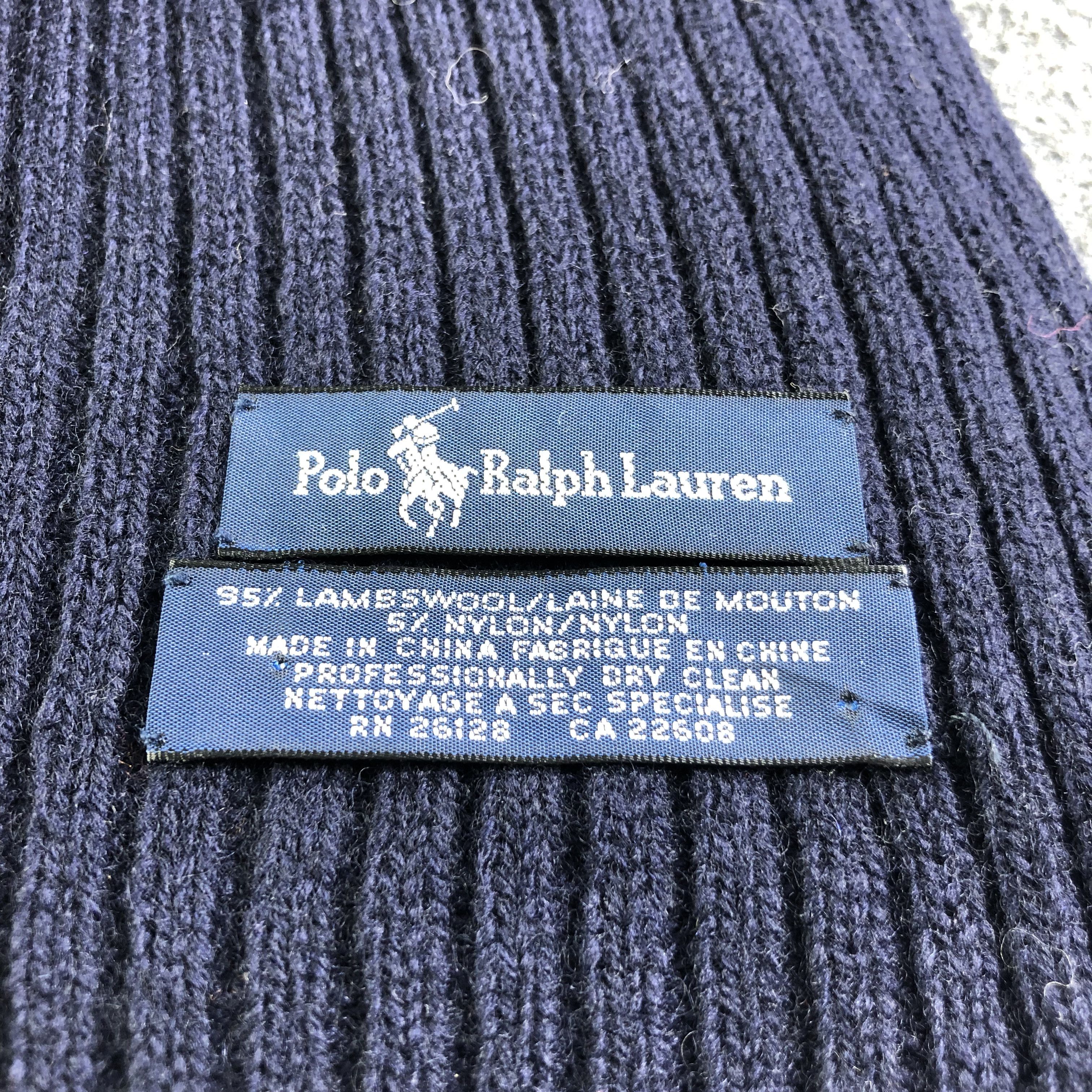 Polo Ralph Lauren Polo Ralph Lauren Pleated Wool Scarf Muffler V2030 Size ONE SIZE - 6 Thumbnail