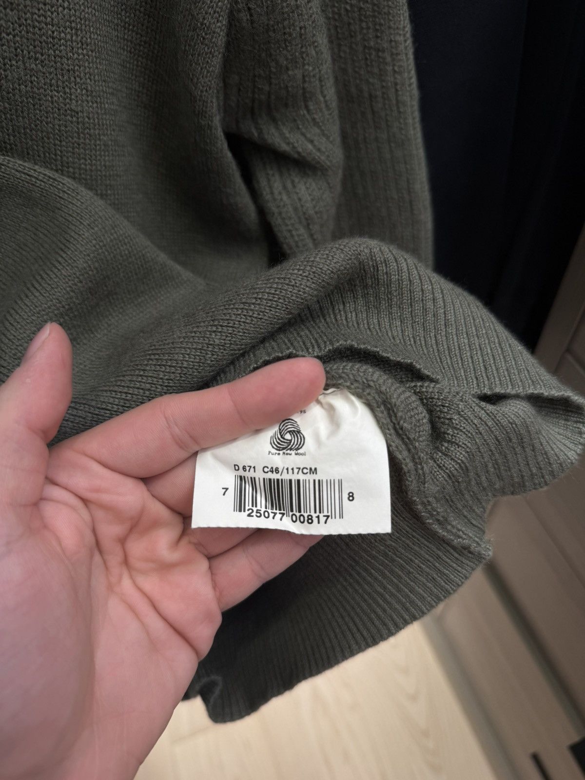 Barbour Barbour Green Wool Sweater Size US M / EU 48-50 / 2 - 4 Thumbnail