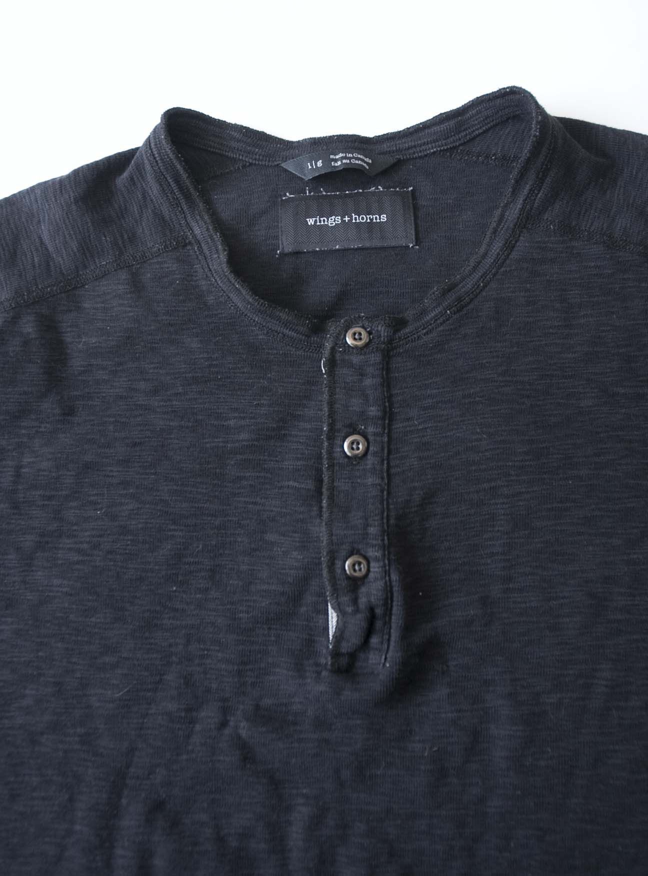 Wings + Horns Wings + Horns Polo Shirt Size L Dark Gray/ Black Size US L / EU 52-54 / 3 - 1 Thumbnail