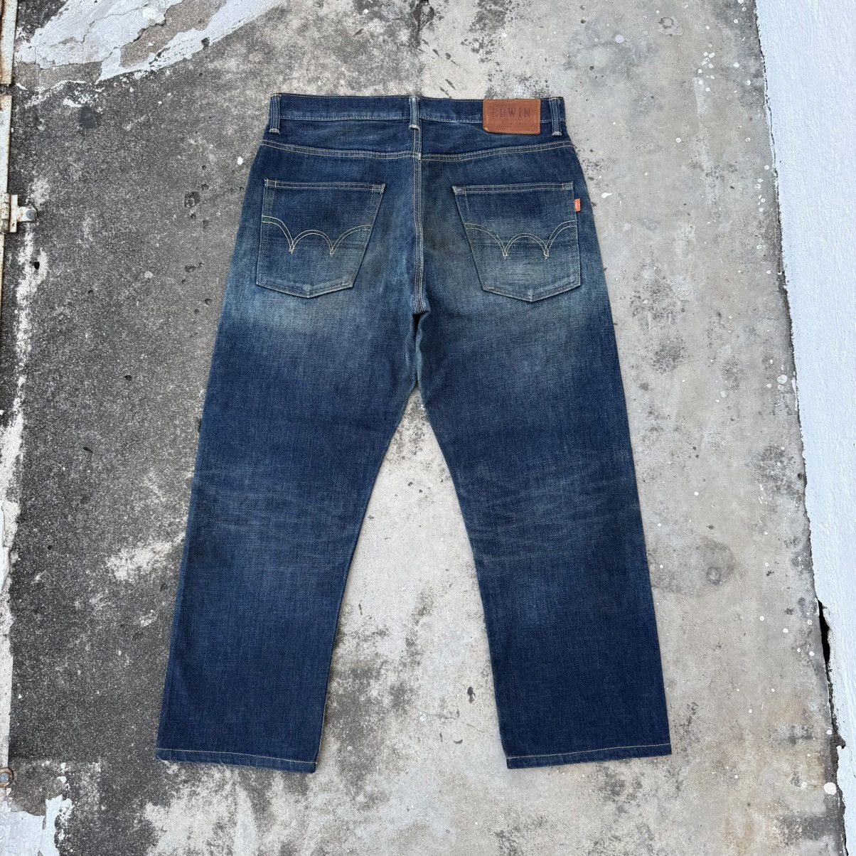 Edwin × Jean × Vintage VINTAGE EDWIN 505 FADED JEAN DENIM PANTS Size US 36 / EU 52 - 7 Thumbnail