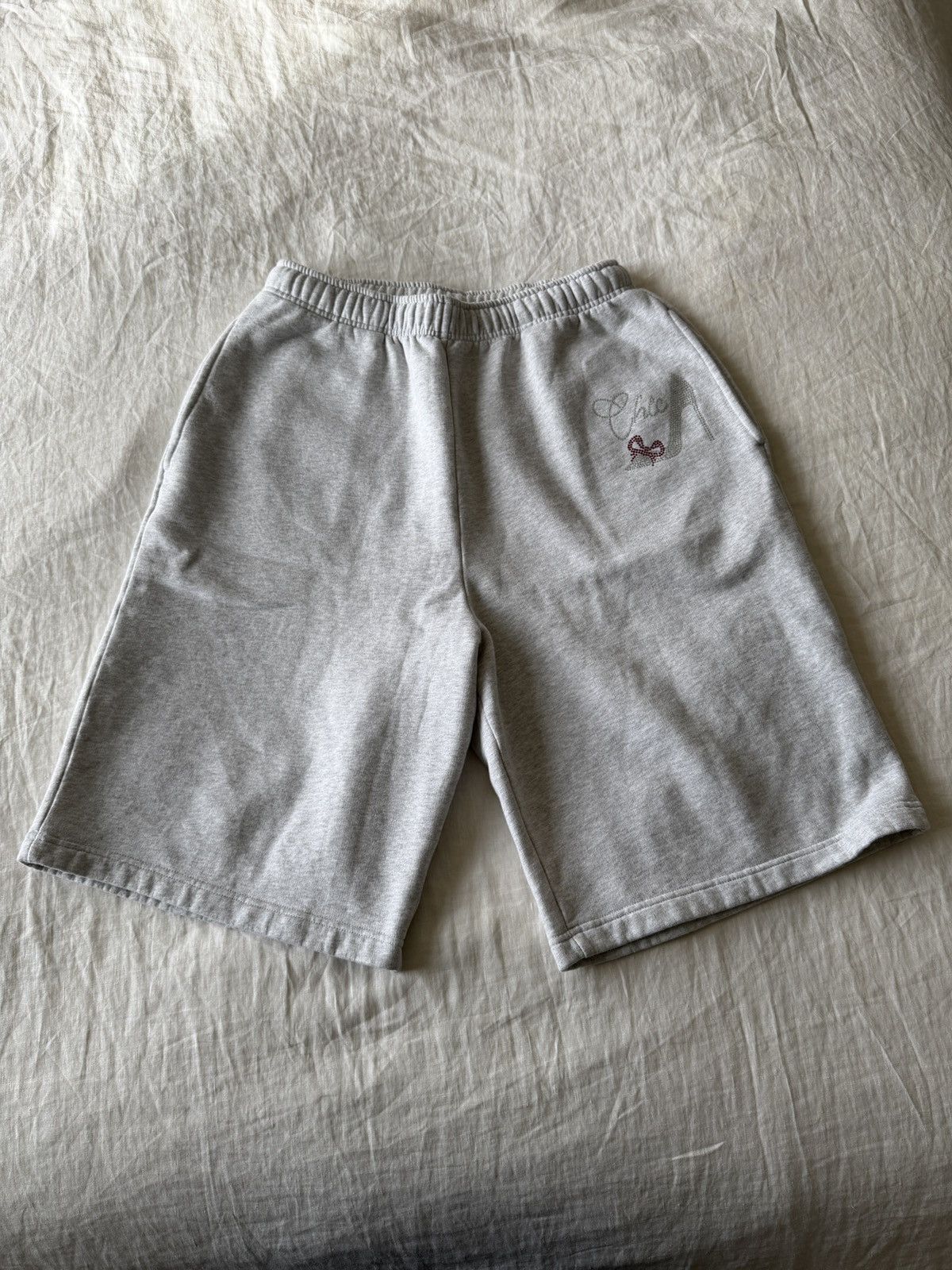 Other abra “chic” rhinestone sweat shorts Size US 32 / EU 48 - 1 Thumbnail