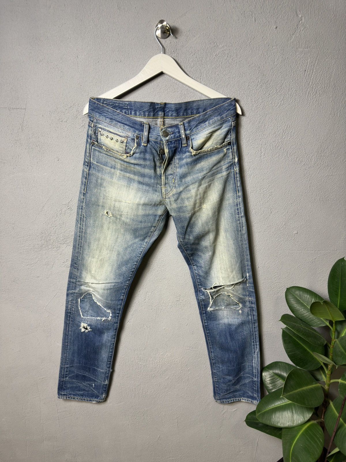Denim Supply ralph lauren distressed vintage jeans