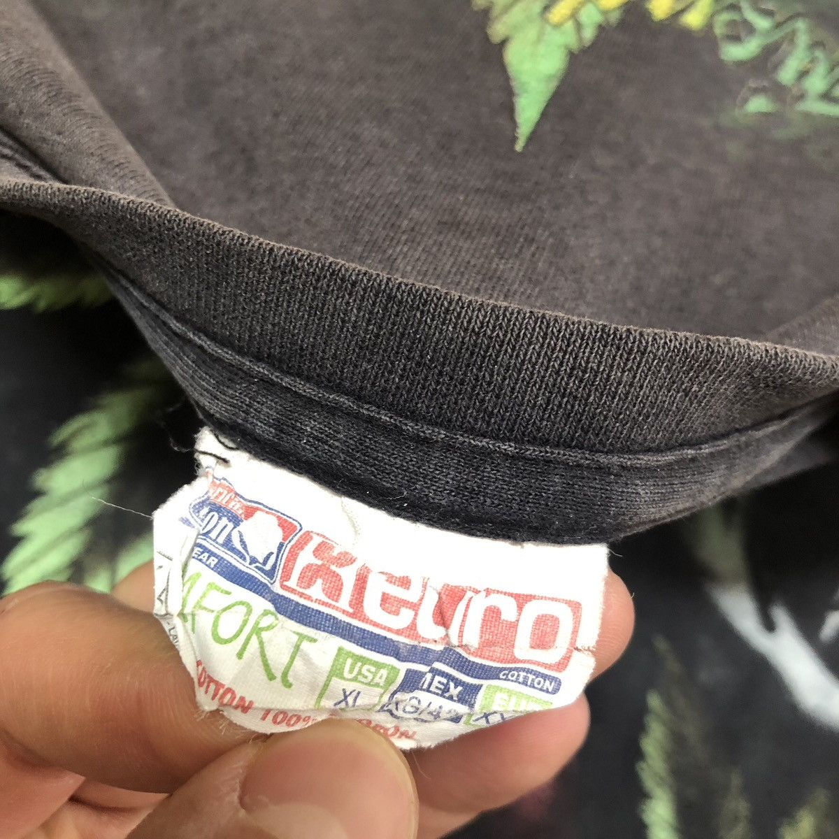 Vintage Y2K Cholo Marihuana Skulls 💀 Size US XL / EU 56 / 4 - 2 Thumbnail