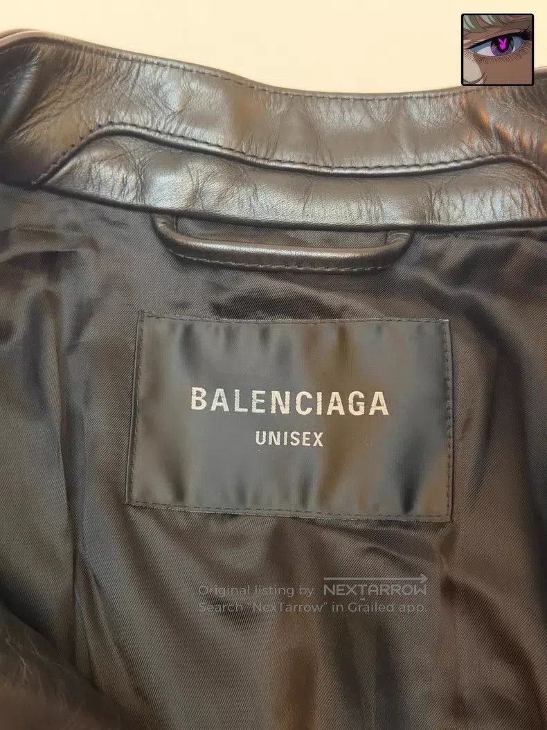 Balenciaga Balenciaga Double-ring leather jacket Size US S / EU 44-46 / 1 - 7 Thumbnail