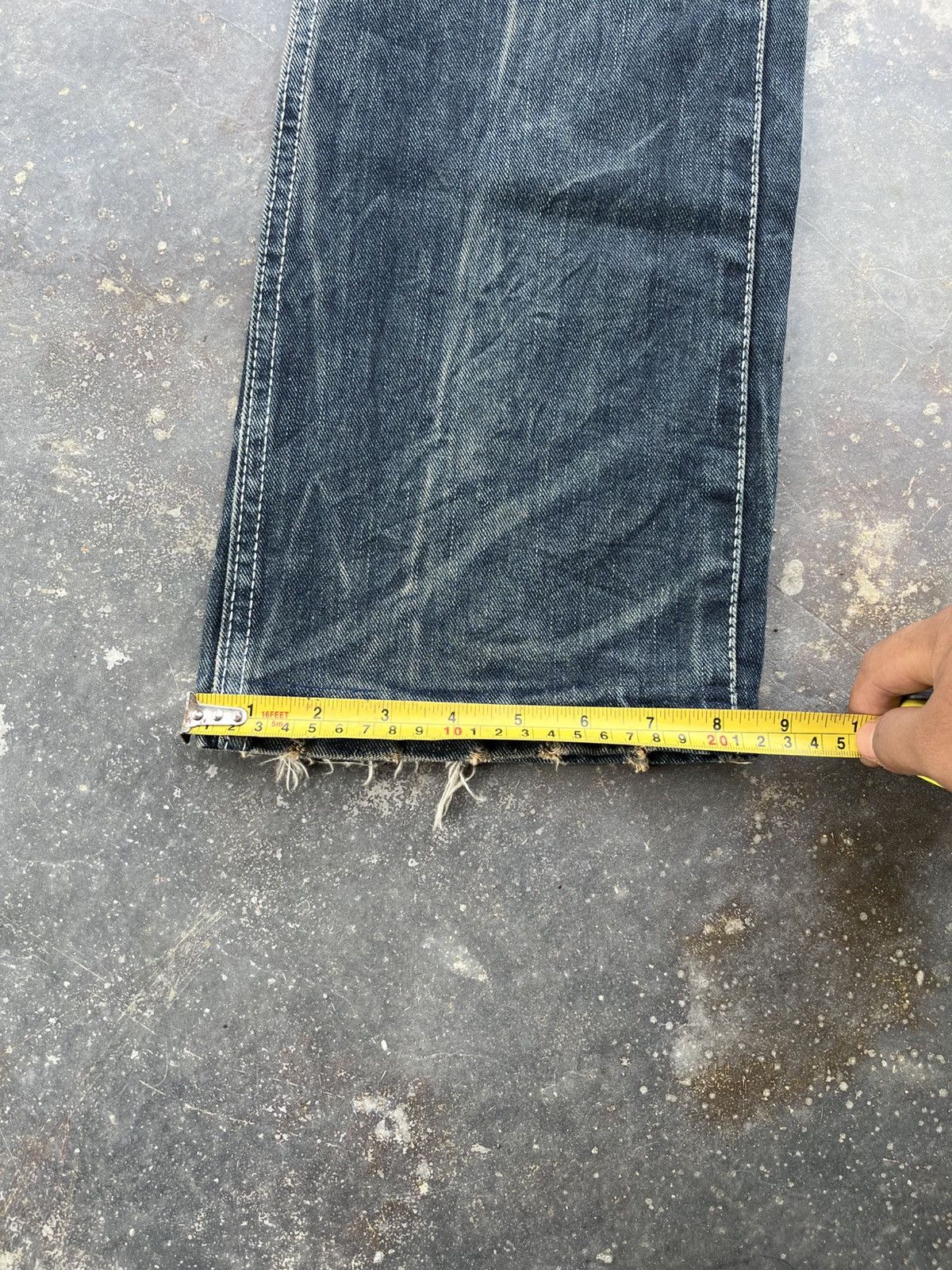 Hysteric Glamour × Japanese Brand × Vintage Crazy Mudwash Hysteric Inspired Denim Size US 33 - 5 Thumbnail