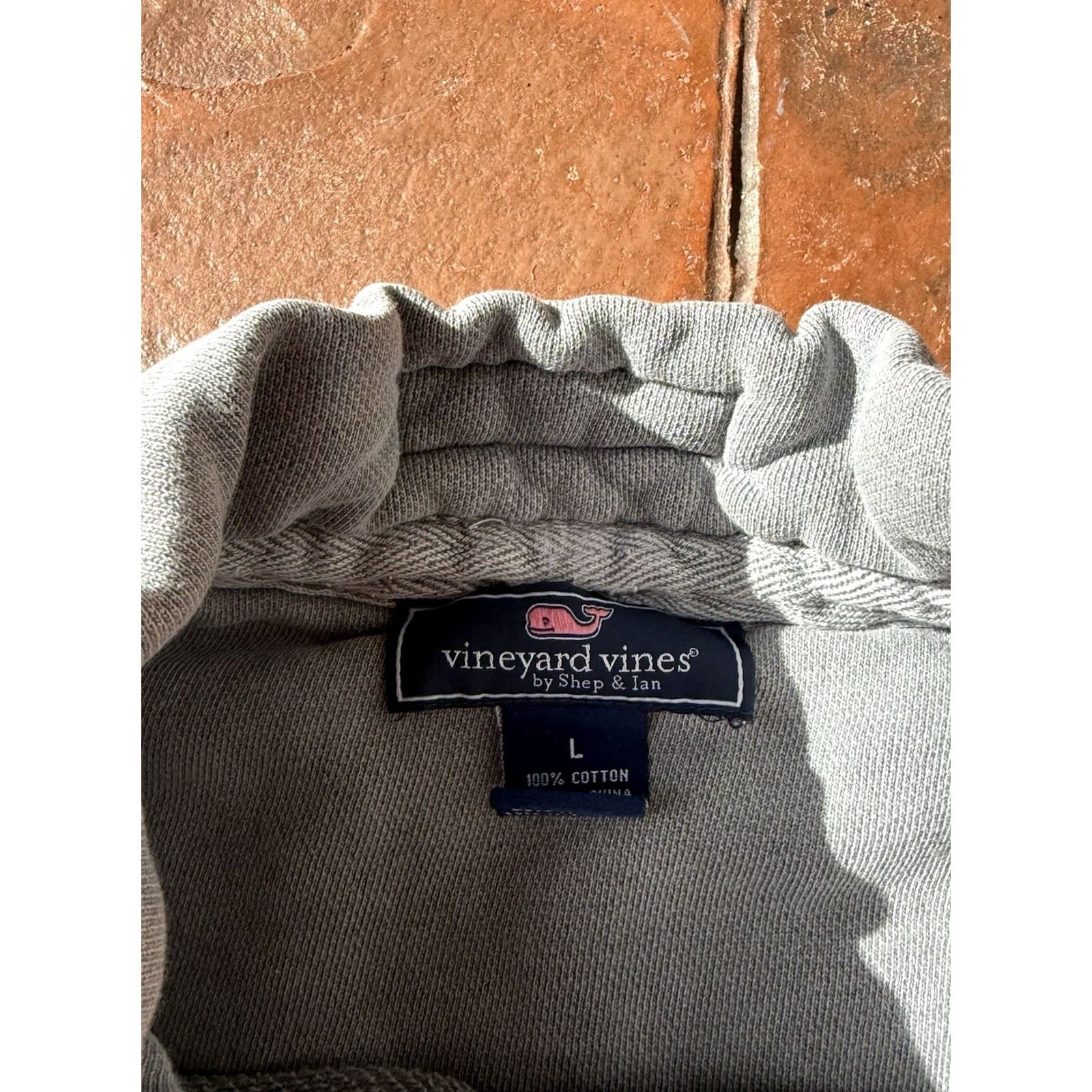 Vineyard Vines Vineyard Vines Quarter Zip Pullover Sweater Men’s Large Gray Size US L / EU 52-54 / 3 - 2 Thumbnail