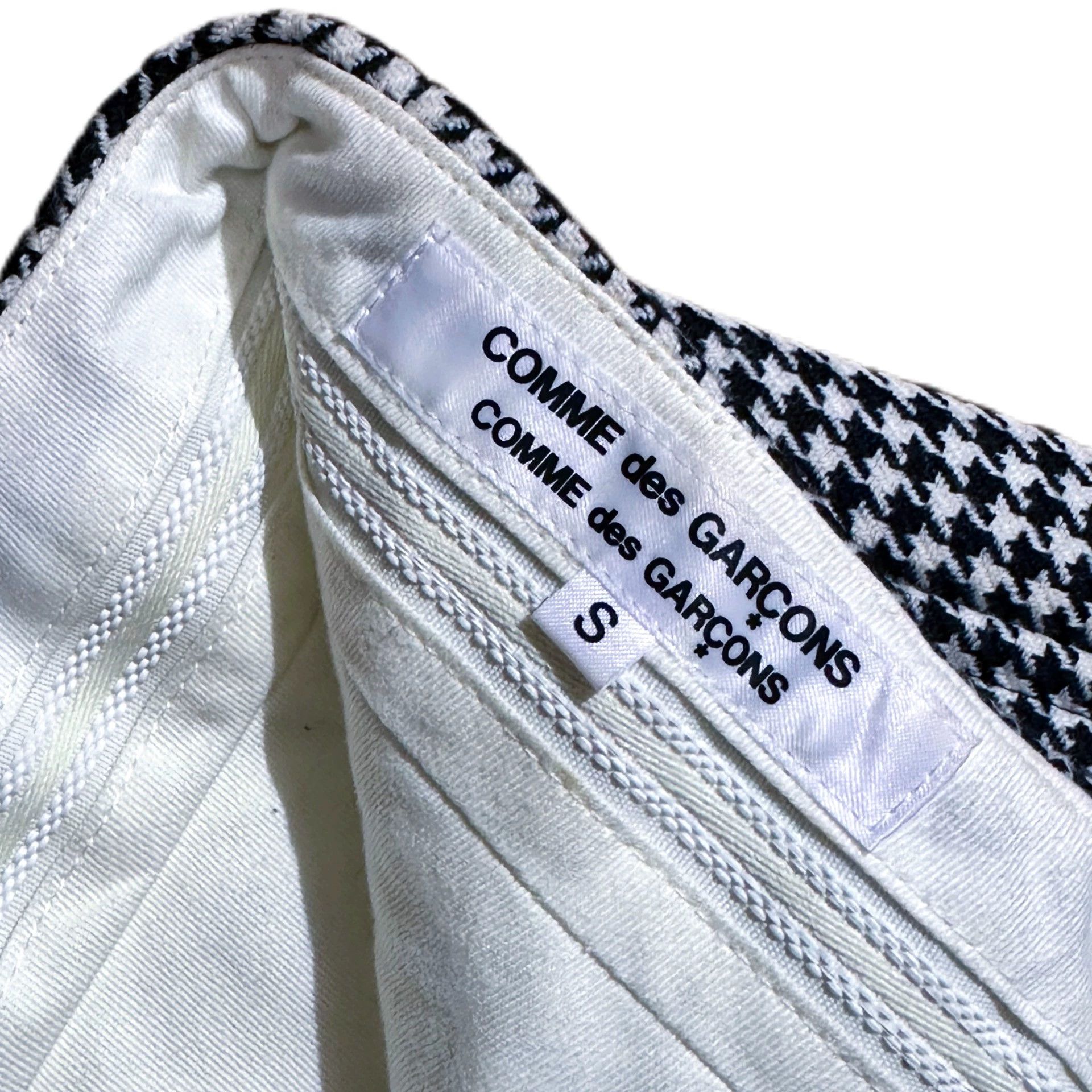 Comme des Garcons CDG 12AW Houndstooth Double-Layer Shorts XS Size 26" / US 2 / IT 38 - 5 Thumbnail