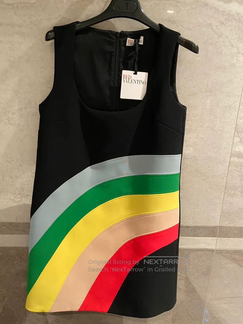 Valentino Rainbow dress