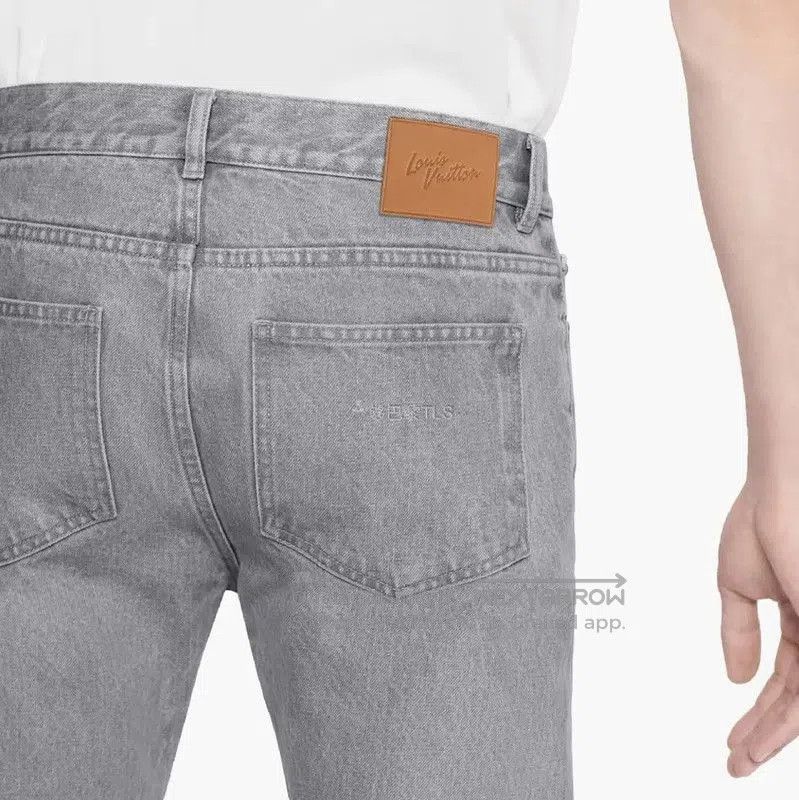 Louis Vuitton Louis Vuitton Gray Cotton Casual Pants for Men . Size US 32 / EU 48 - 9 Thumbnail