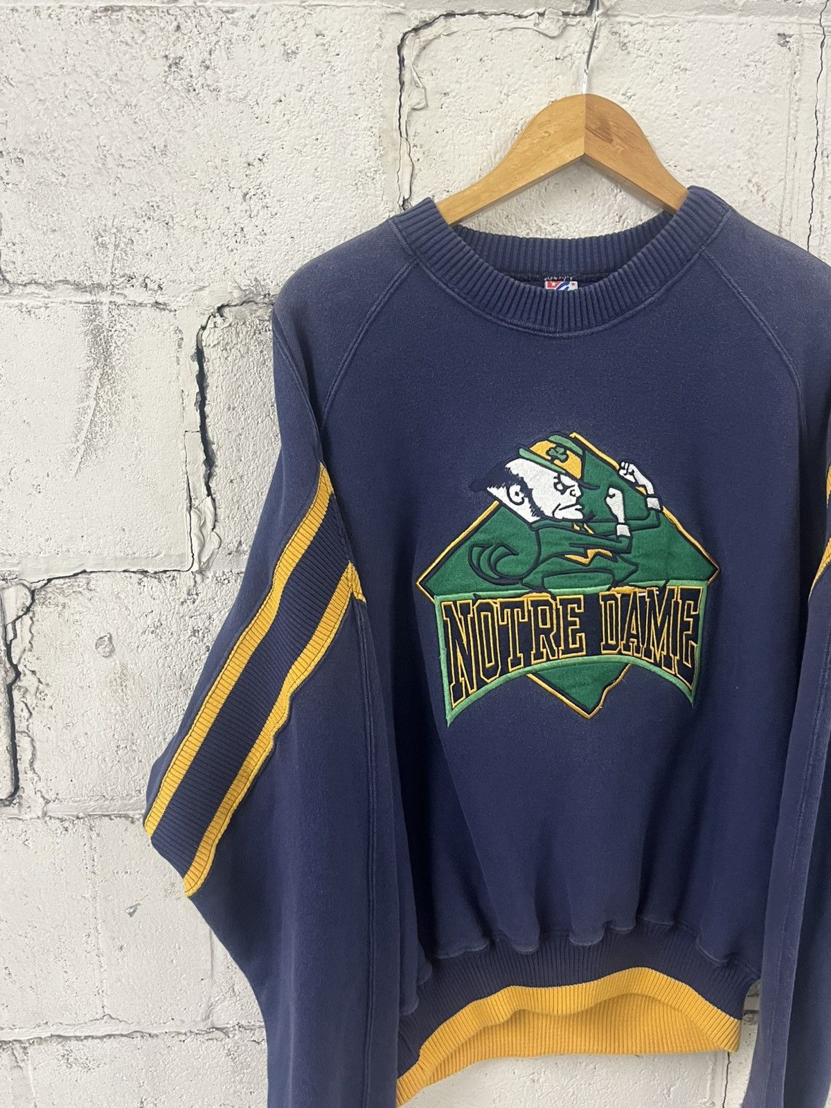 The Game Notre dame vintage 90s boxy fit sweatshirt sports rare Size US XL / EU 56 / 4 - 4 Thumbnail