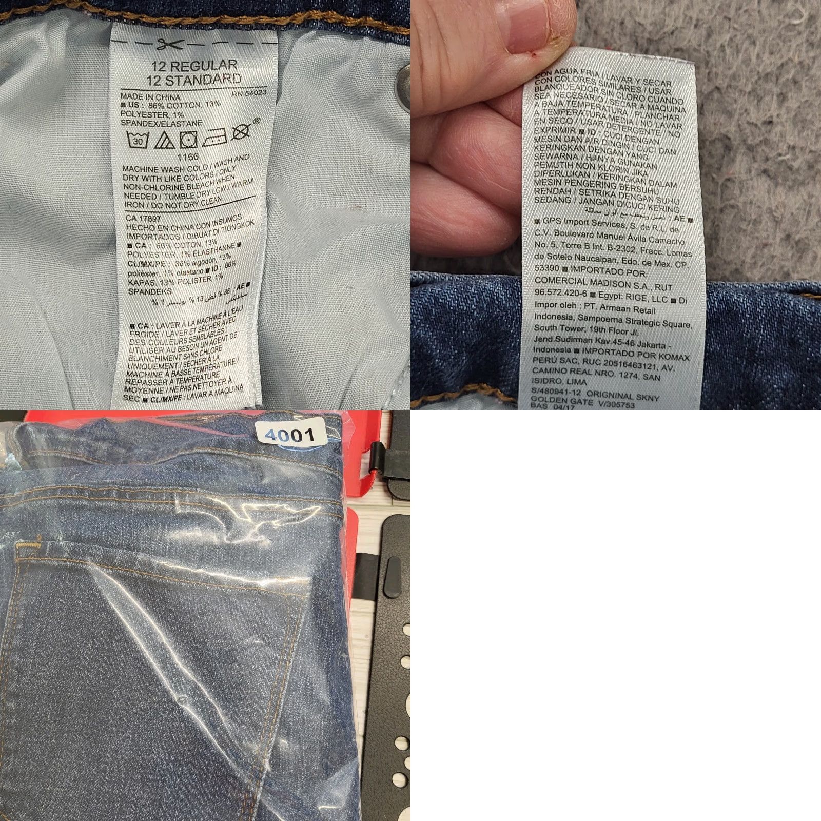 Old Navy Old Navy Original Jeans Women's 12 Regular Tapered Denim Dark Wash Casual Jeans Size 34" / US 12 / IT 48 - 8 Thumbnail