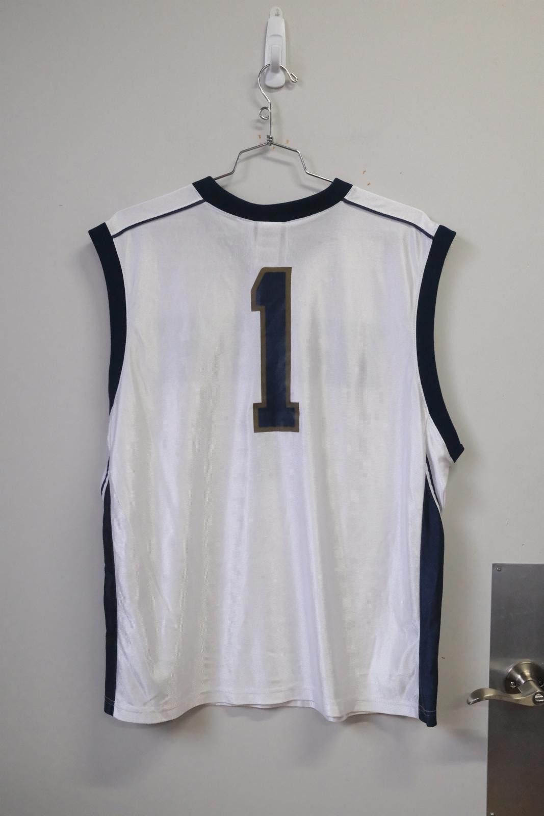 Adidas 00s Adidas Notre-Dame Fighting Irish #1 Basketball Jersey Size ONE SIZE - 2 Thumbnail