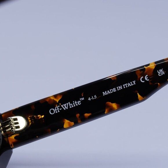 Off-White Off-White OERI144 HILO 6055 Sunglasses Havana Cat Eye Frame Size ONE SIZE - 8 Thumbnail