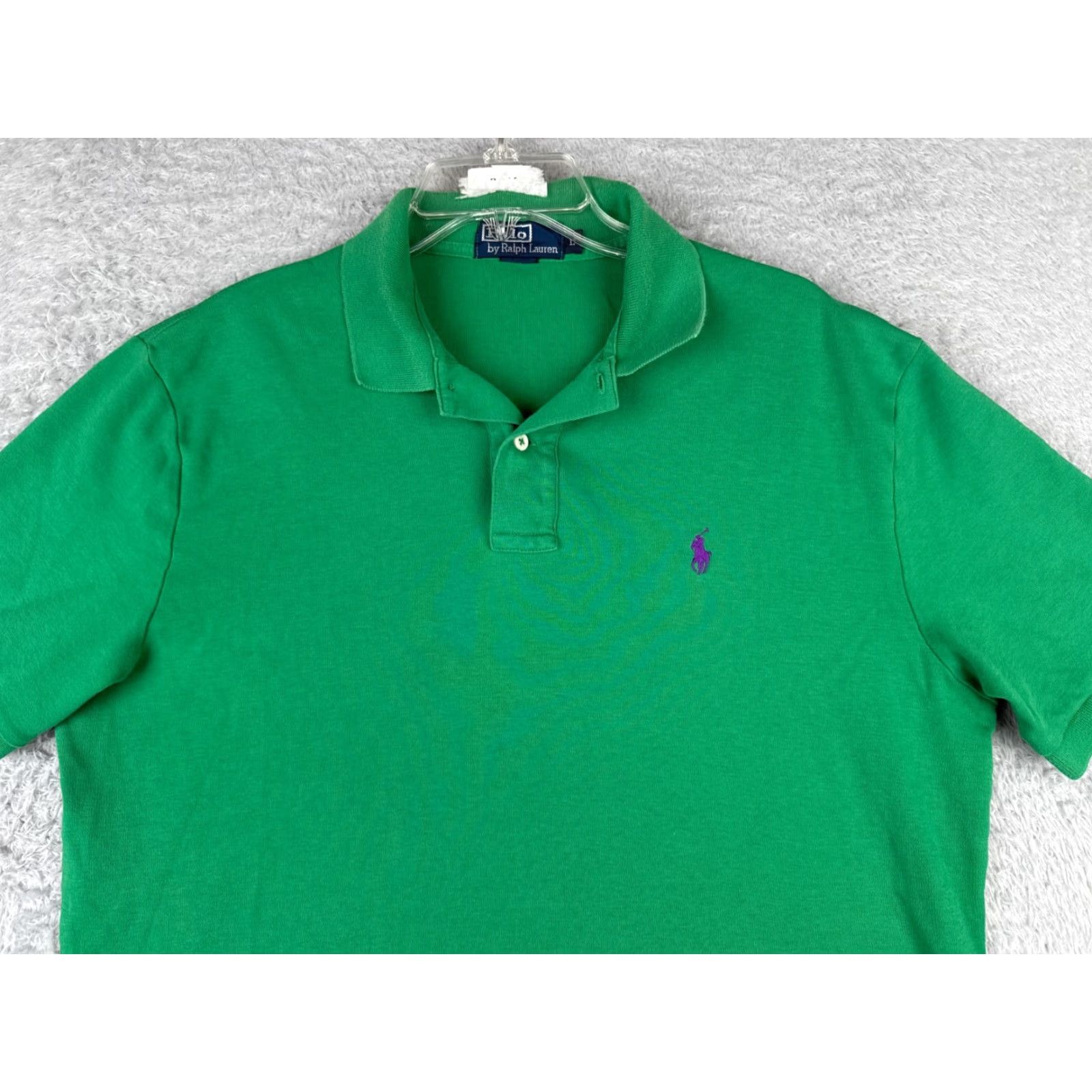 Ralph Lauren VINTAGE Polo Ralph Lauren Polo Shirt Mens Large Green 100% Cotton Jersey Fabric Polo Shirt Mens Large Green 100% Cotton Jersey Fabric Size US L / EU 52-54 / 3 - 4 Thumbnail