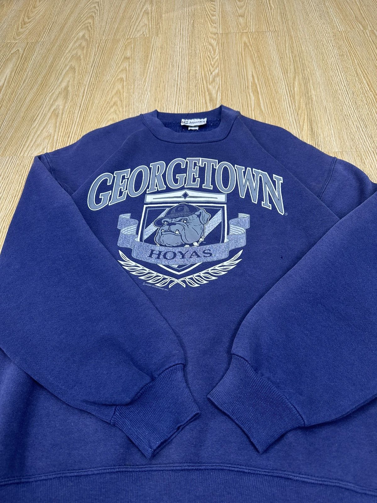 Vintage Vintage 90s NBA Georgetown Hoyas Crewneck Z230 Size US L / EU 52-54 / 3 - 5 Thumbnail