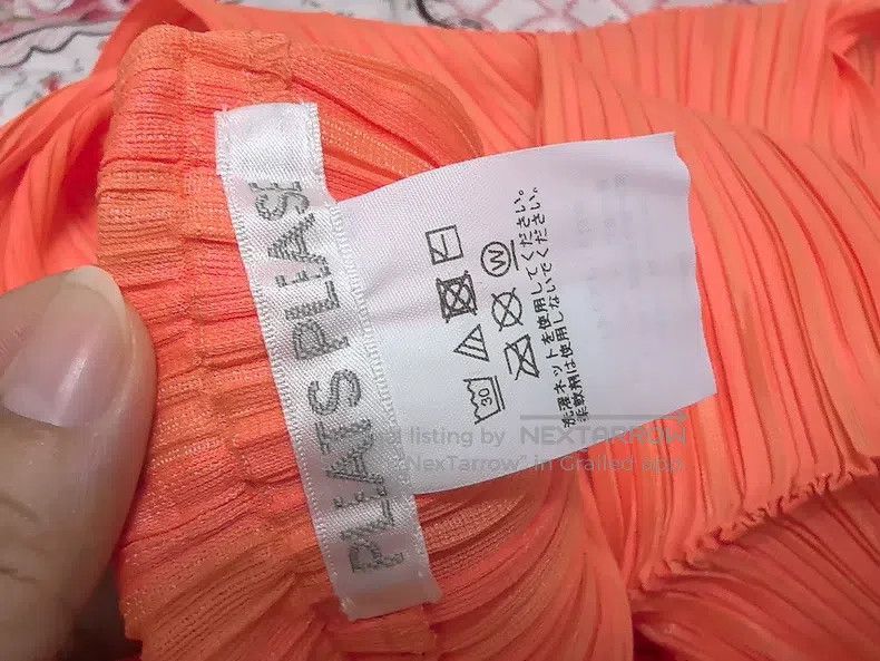 Issey Miyake Issey Miyake size:one size Pleated Top Coral Orange Size XXS / US 00 / IT 34 - 2 Thumbnail