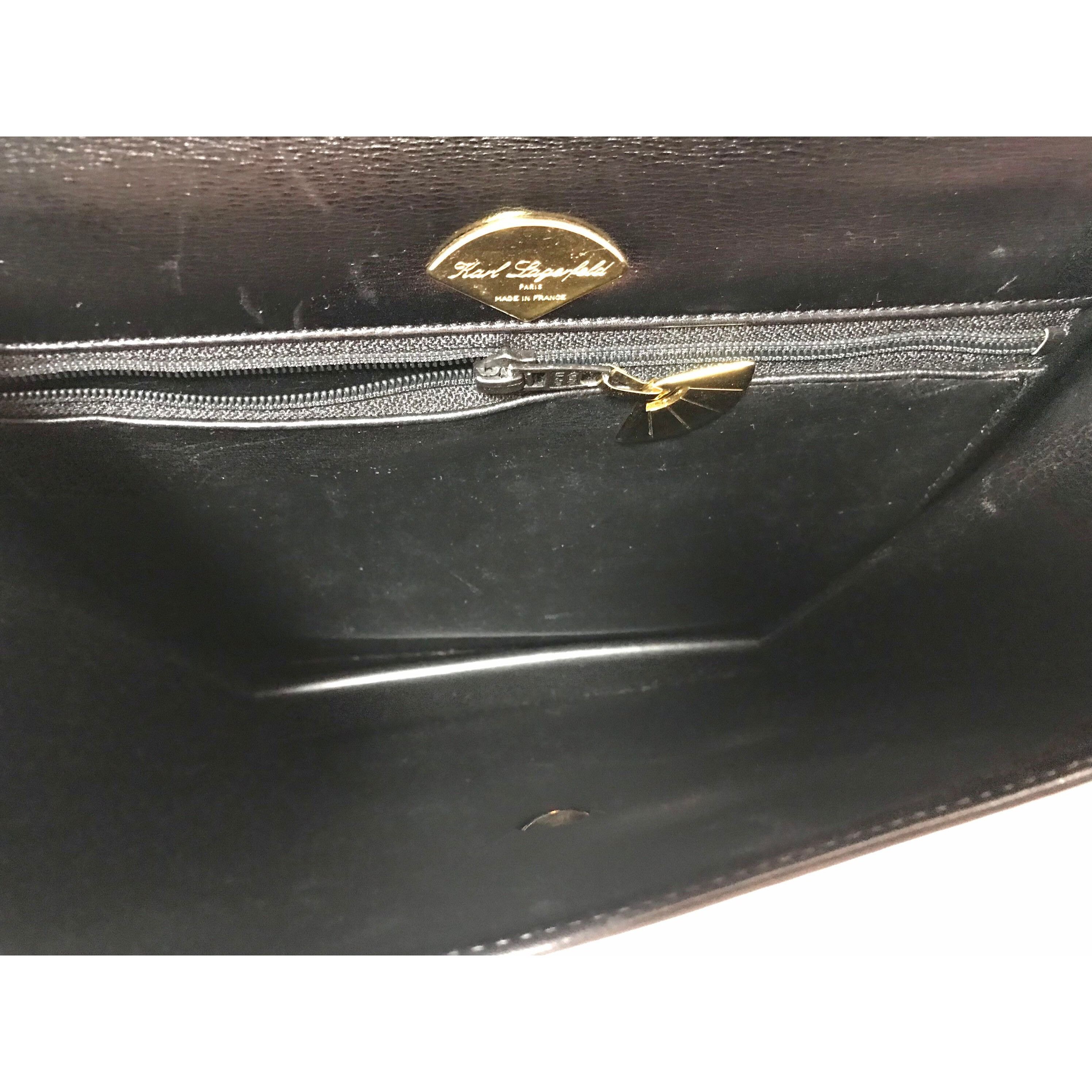Karl Lagerfeld Vintage Karl Lagerfeld red and black shoulder bag Size ONE SIZE - 9 Thumbnail