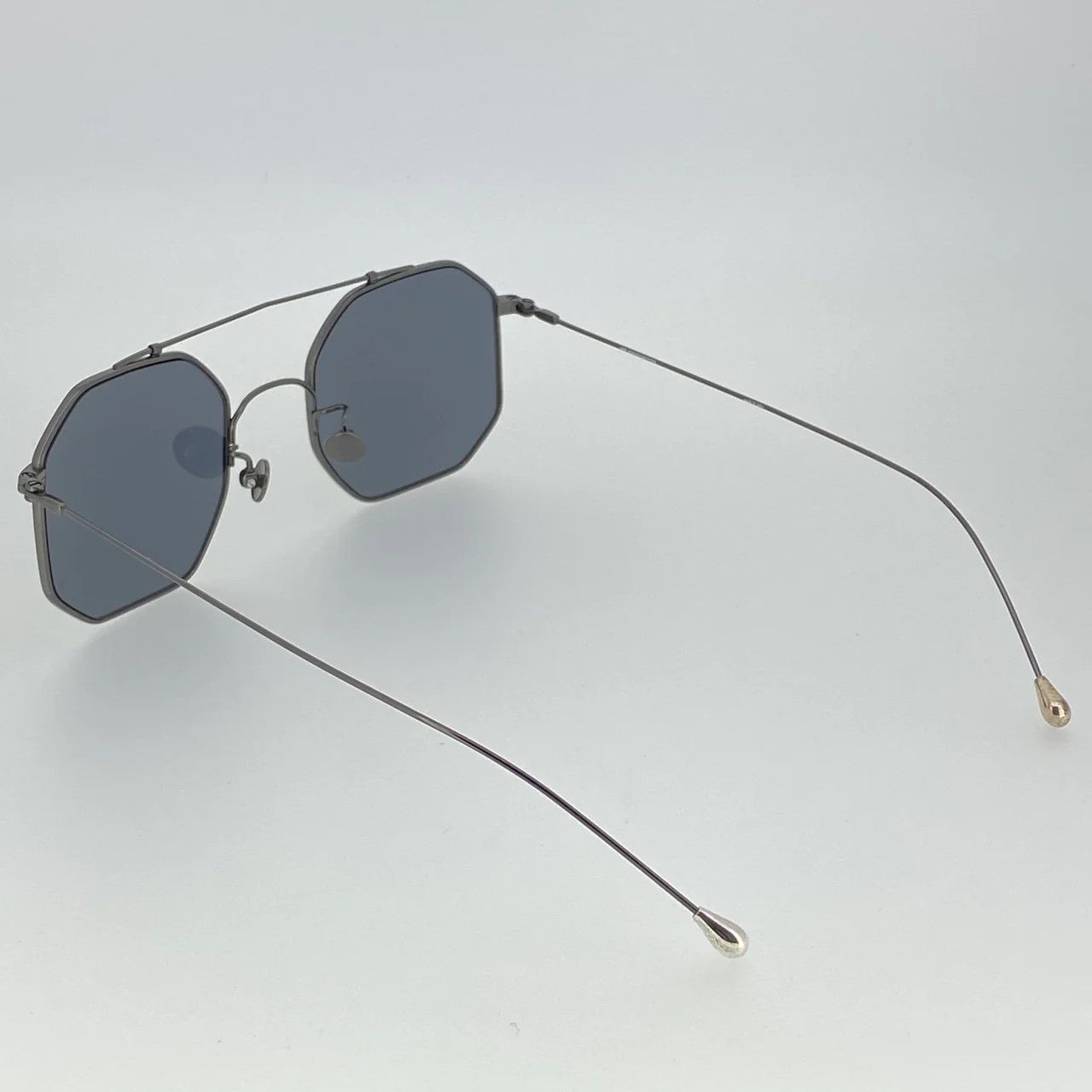 Ann Demeulemeester Ann Demeulemeester Sunglasses Square Brushed Gun metal Size ONE SIZE - 3 Thumbnail