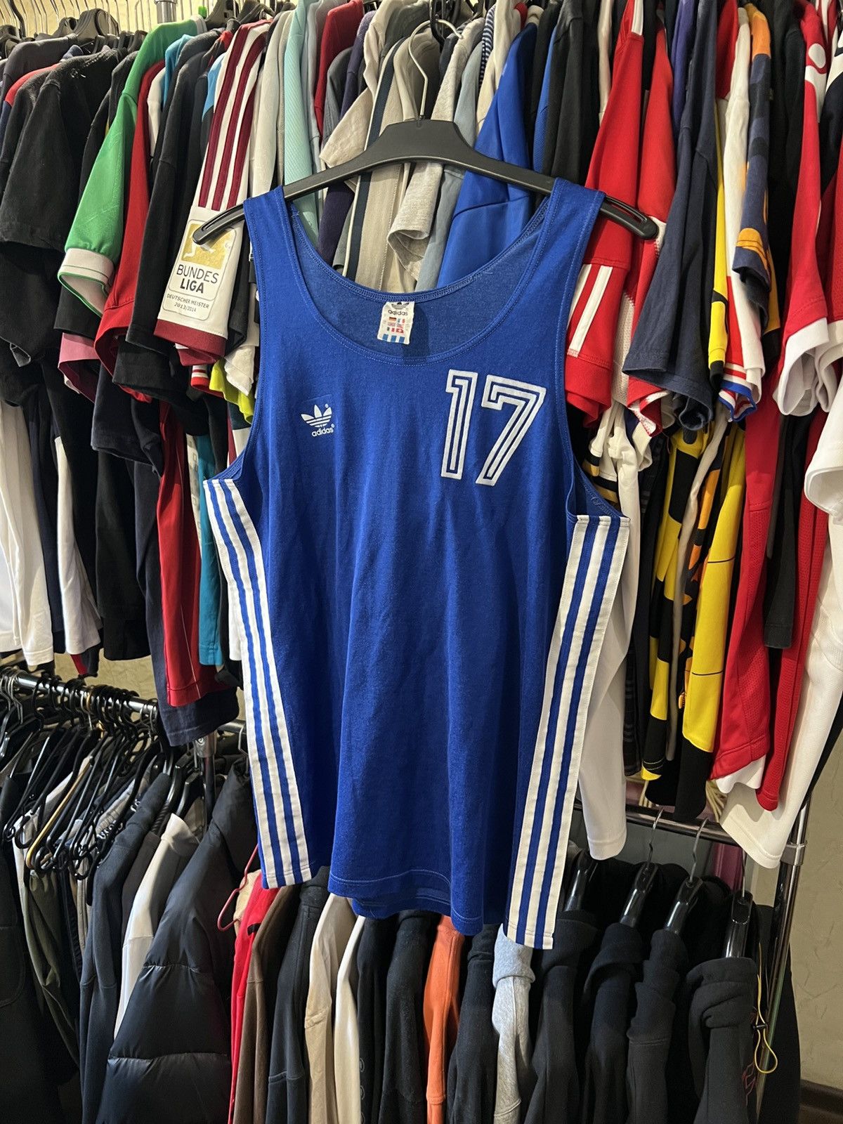 Vintage VINTAGE ADIDAS WEST GERMANY 80s SVO #17 SLEEVELESS TANK TOP Size US L / EU 52-54 / 3 - 1 Thumbnail
