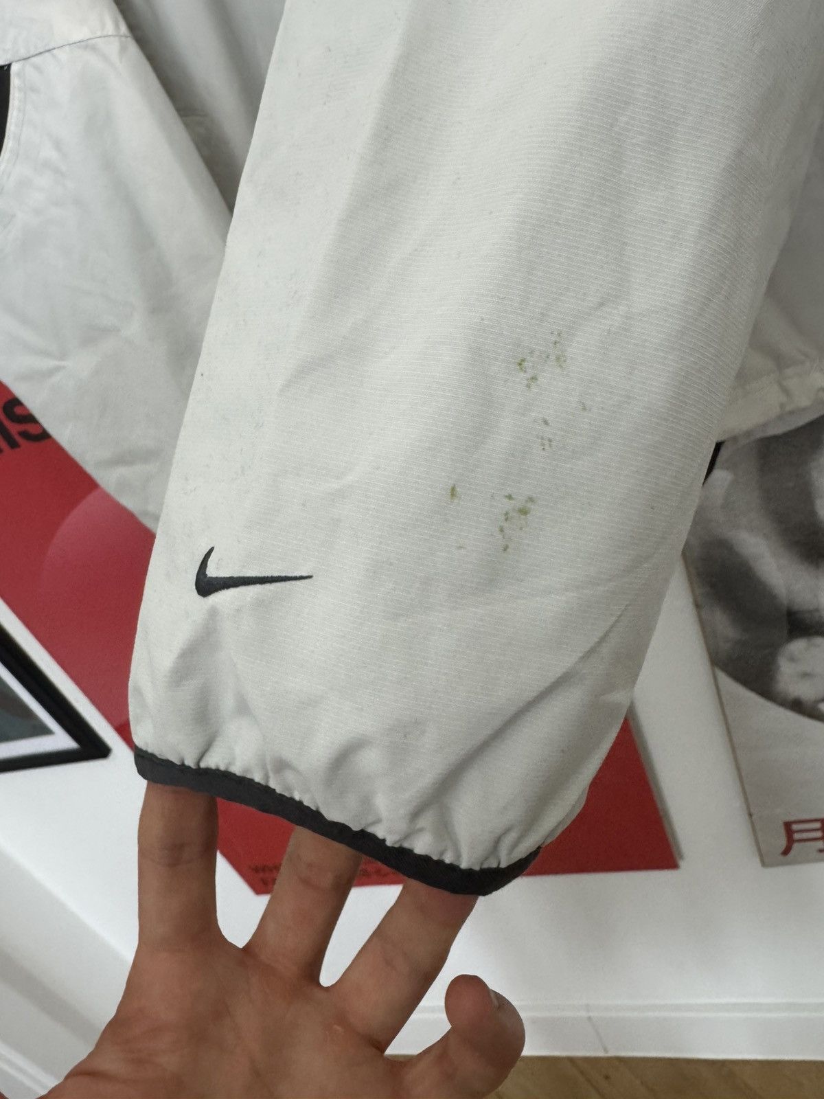 Nike 00s Nike Vintage Shox Nylon Anorak Jacket Drill Streetwear Size US XXL / EU 58 / 5 - 4 Thumbnail