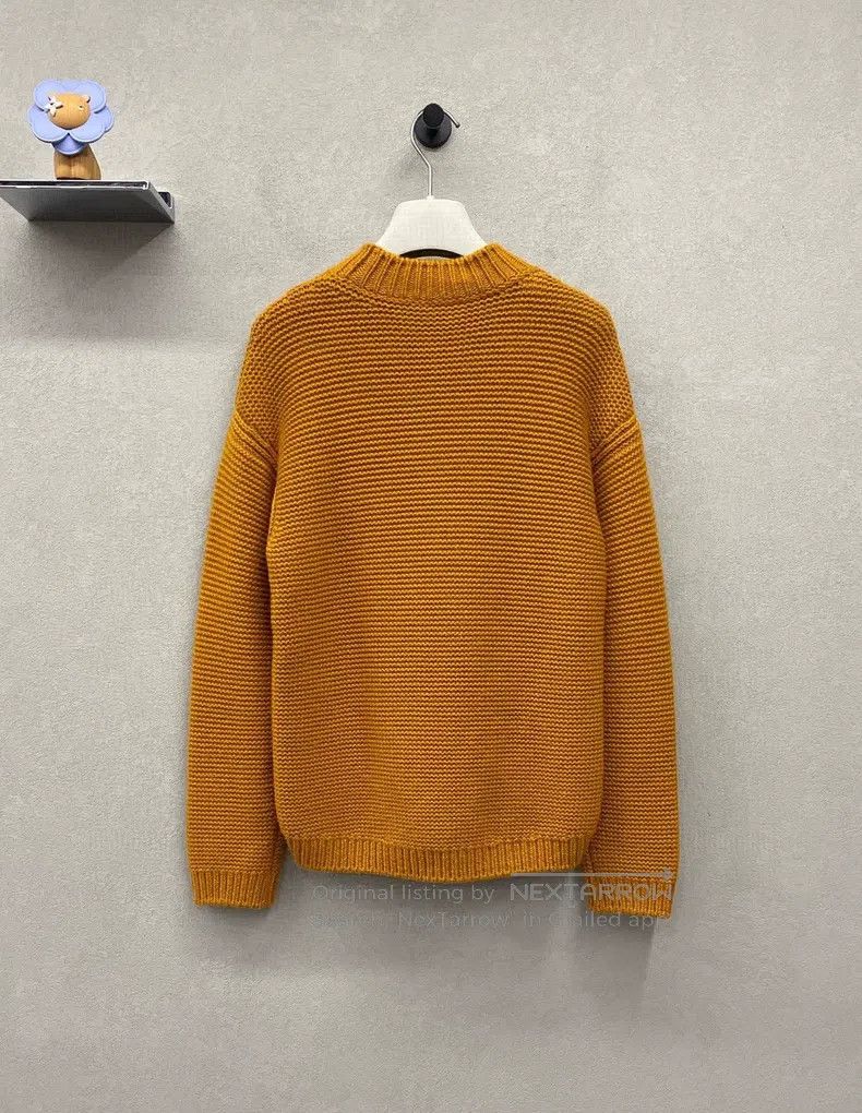 Hermes Hermes Ginger-colored knitted sweater Size XXS / US 00 / IT 34 - 2 Thumbnail