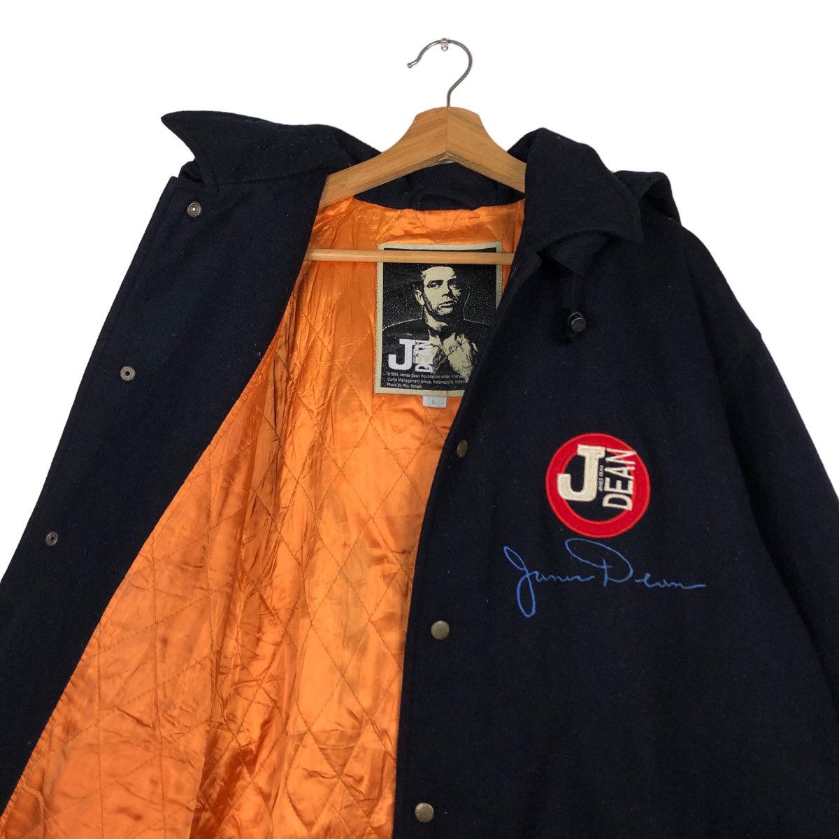 Band Tees 🔥Vintage American Actor James Dean Bomber Jacket Big Logo Size US L / EU 52-54 / 3 - 13 Thumbnail