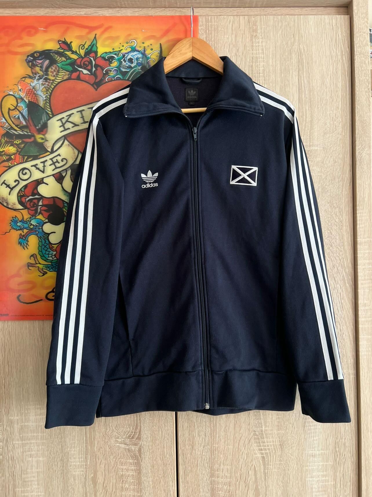 Adidas Originals Scotland track top soccer sweatshirt💥🔥