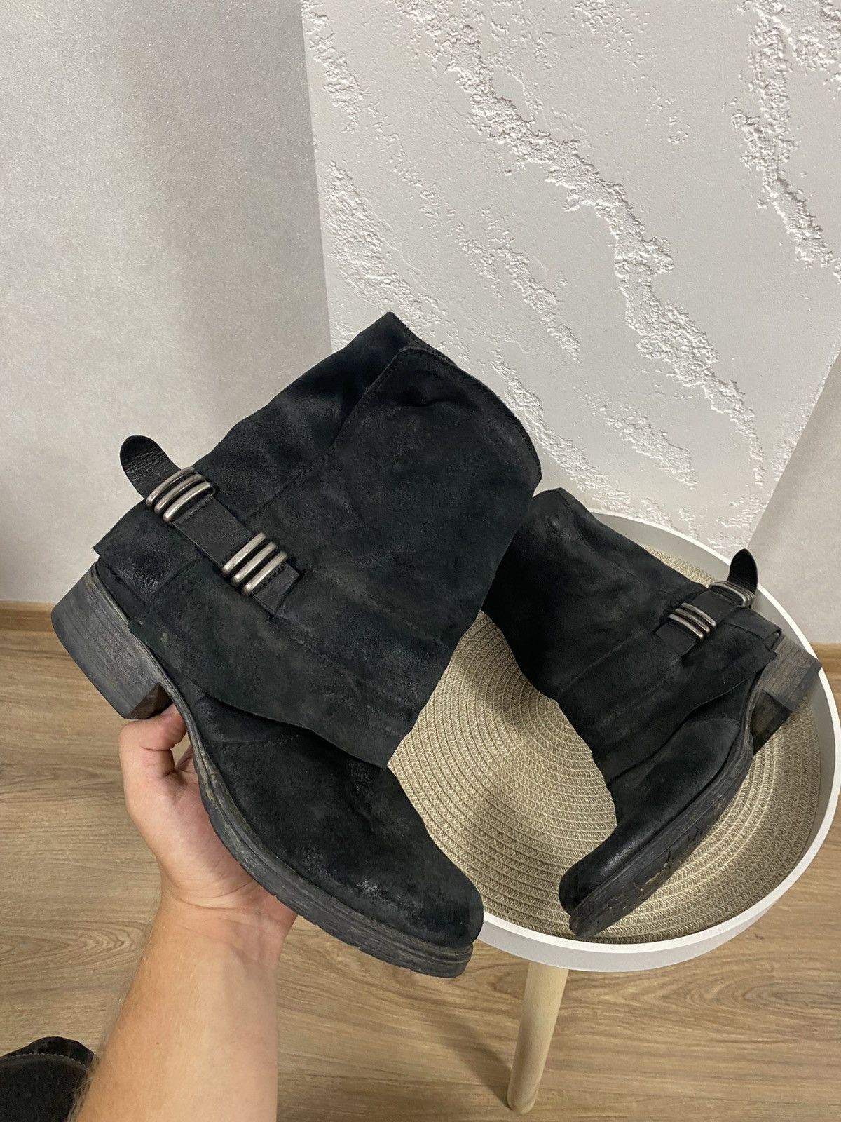 Other Vintage Avantgarde Y2K Grange A.S.98 Style Boho Boots ASH Size US 10 / IT 40 - 1 Thumbnail