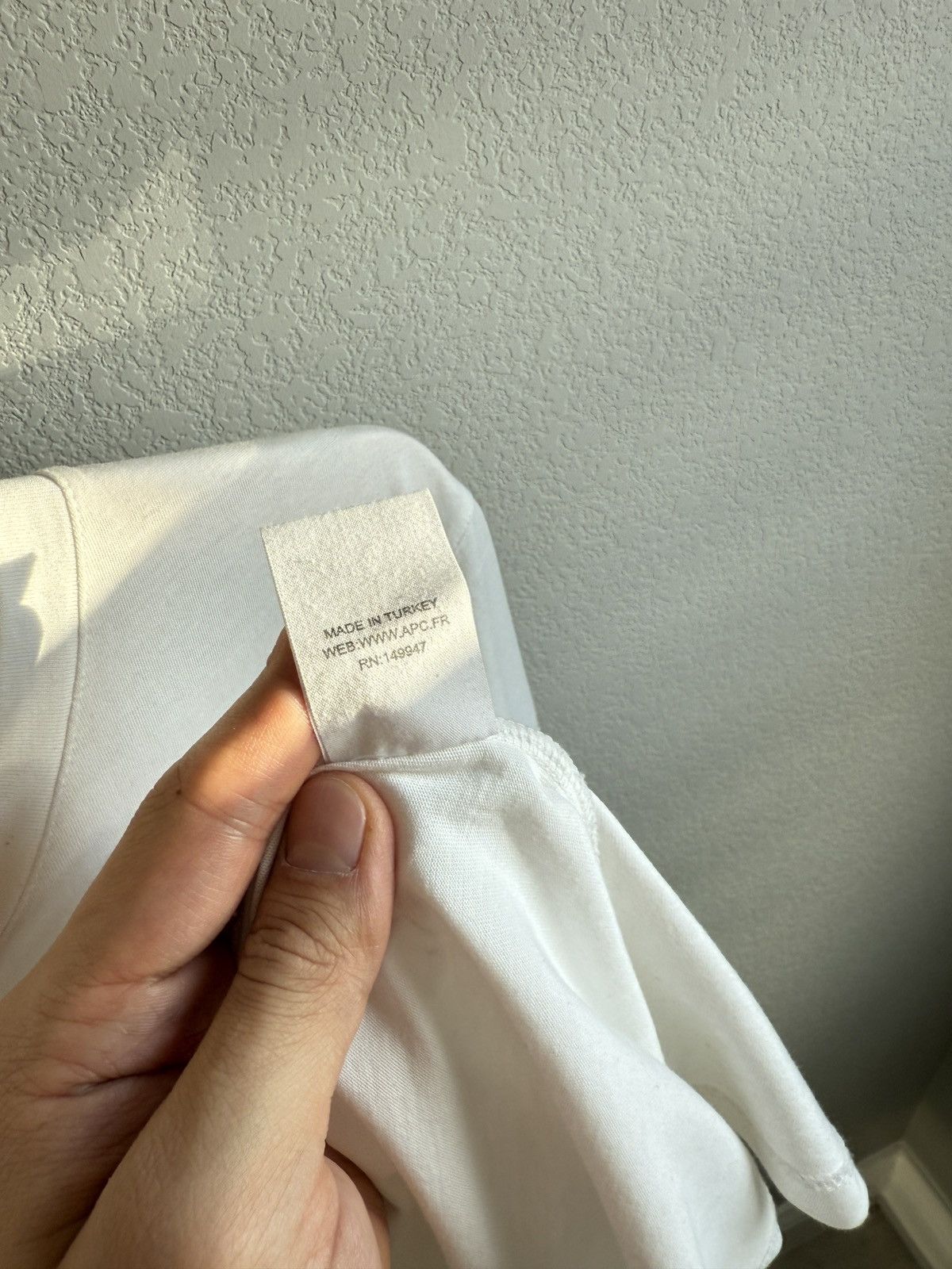 A.P.C. White “Gianno Tutti” Logo Tee Size US XL / EU 56 / 4 - 7 Thumbnail