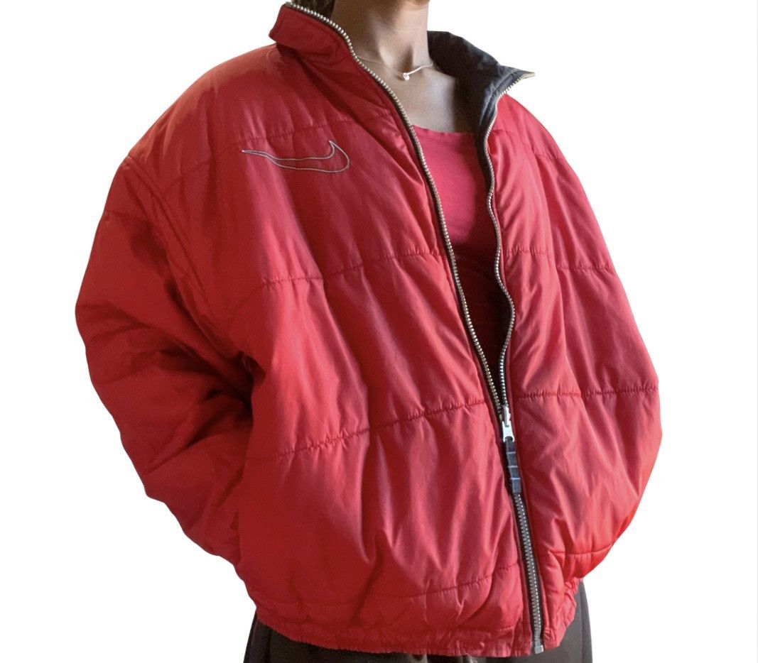 Nike × Vintage Oversized Vintage Nike Reversible Puffer Coat Size US M / EU 48-50 / 2 - 3 Thumbnail