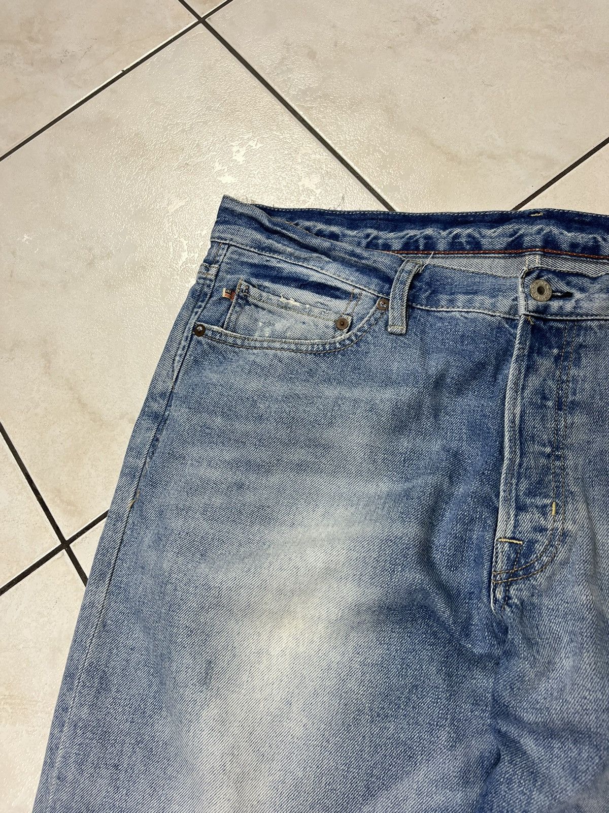 Ralph Lauren × Vintage Ralph Lauren distressed denim pants jeans y2k washed Size US 36 / EU 52 - 7 Thumbnail