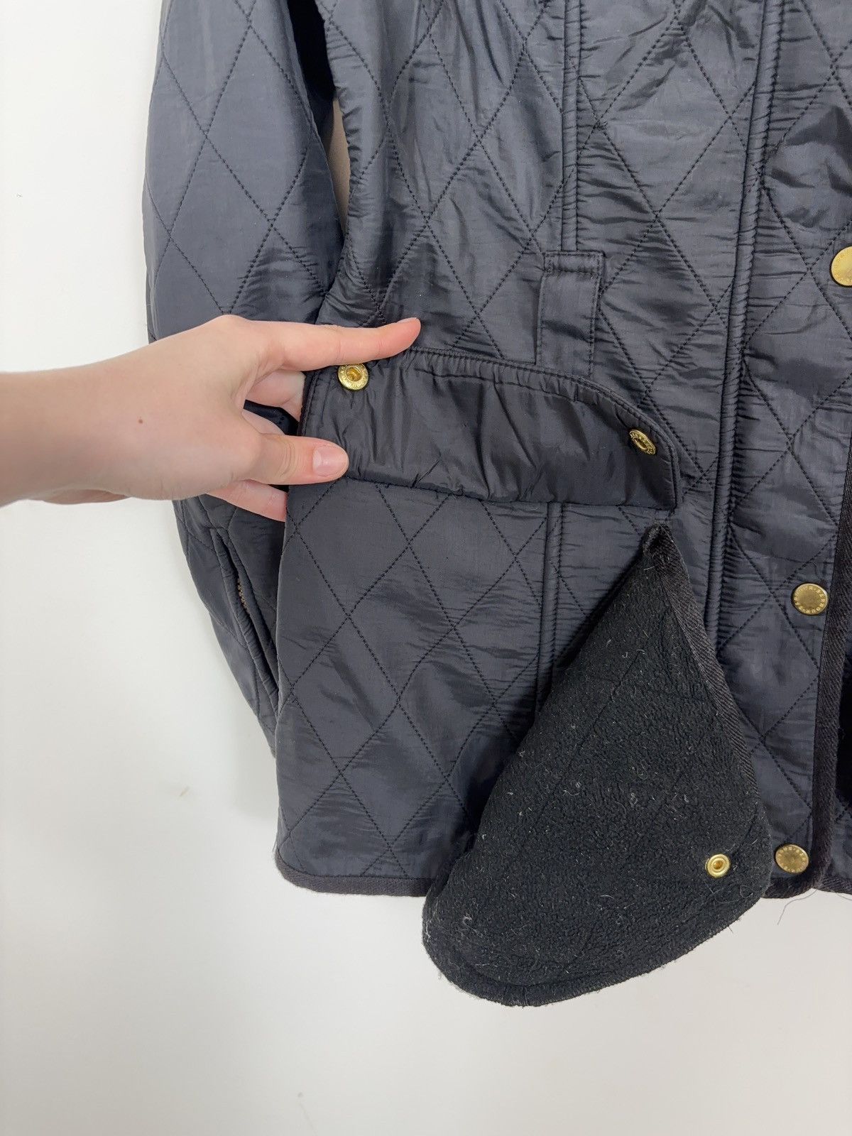 Barbour Barbour International Women’s Polarquilt Jacket Quilted Coat Size M / US 6-8 / IT 42-44 - 11 Thumbnail