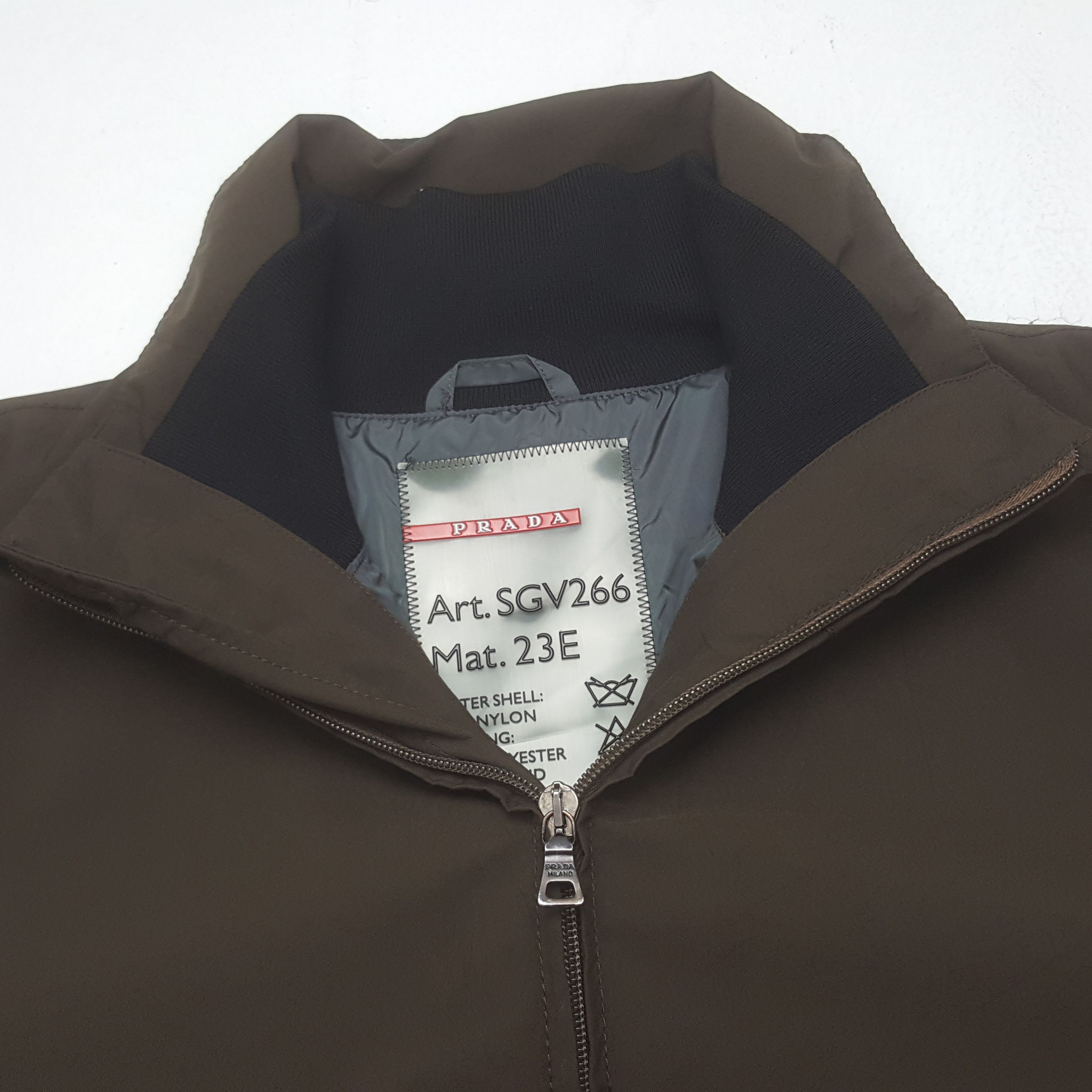 Prada × Vintage Vintage Prada Zipper Windbreaker Jacket Size US L / EU 52-54 / 3 - 5 Thumbnail
