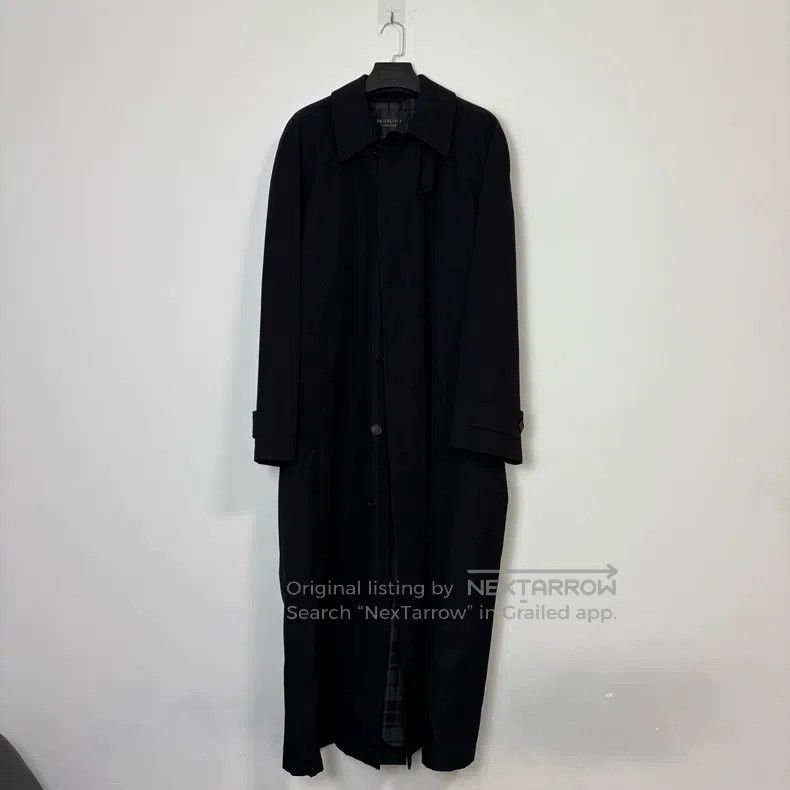 Balenciaga Balenciaga Solid color single-breasted long casual coat Size US M / EU 48-50 / 2 - 1 Thumbnail