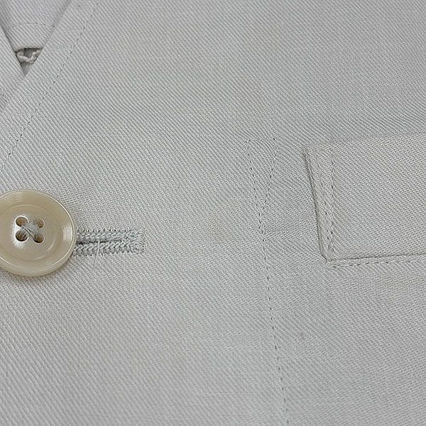 Yohji Yamamoto Yohji Yamamoto POUR HOMME 17SS Cotton Linen Collarless Coat Size US L / EU 52-54 / 3 - 7 Thumbnail