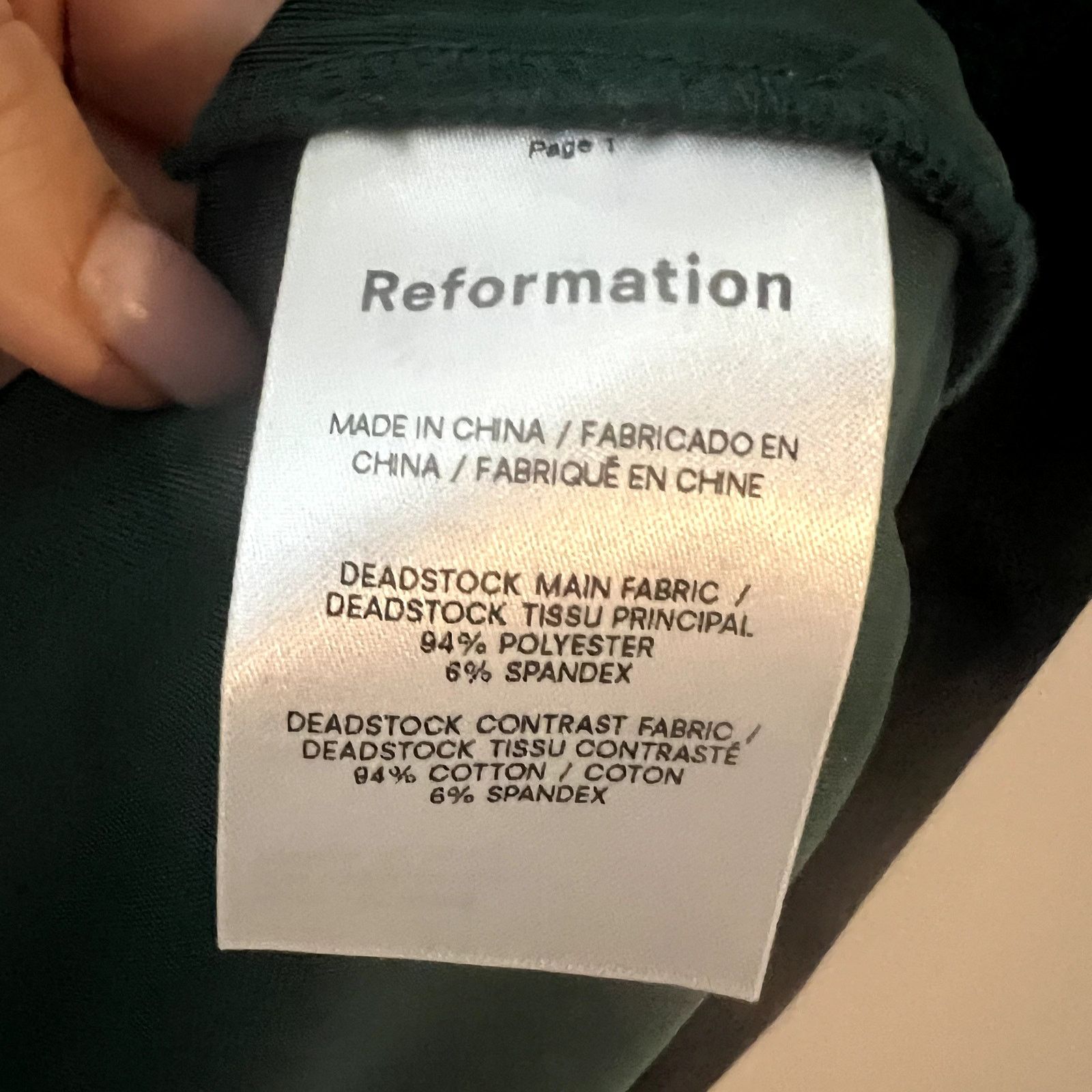 Reformation reformation beacon velvet dress emerald green size S C4 Size S / US 4 / IT 40 - 5 Thumbnail