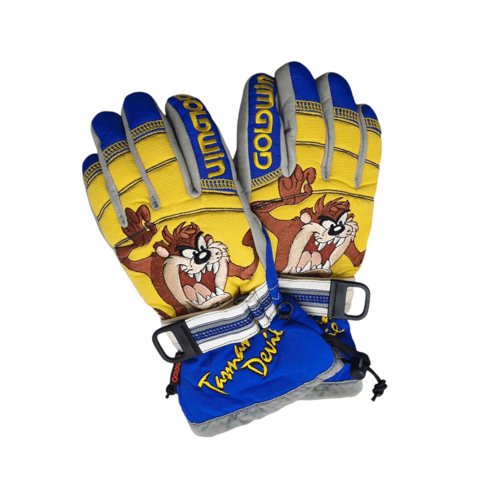 🥶 Vintage goldwin x looney tunes tasmanian davil ski gloves
