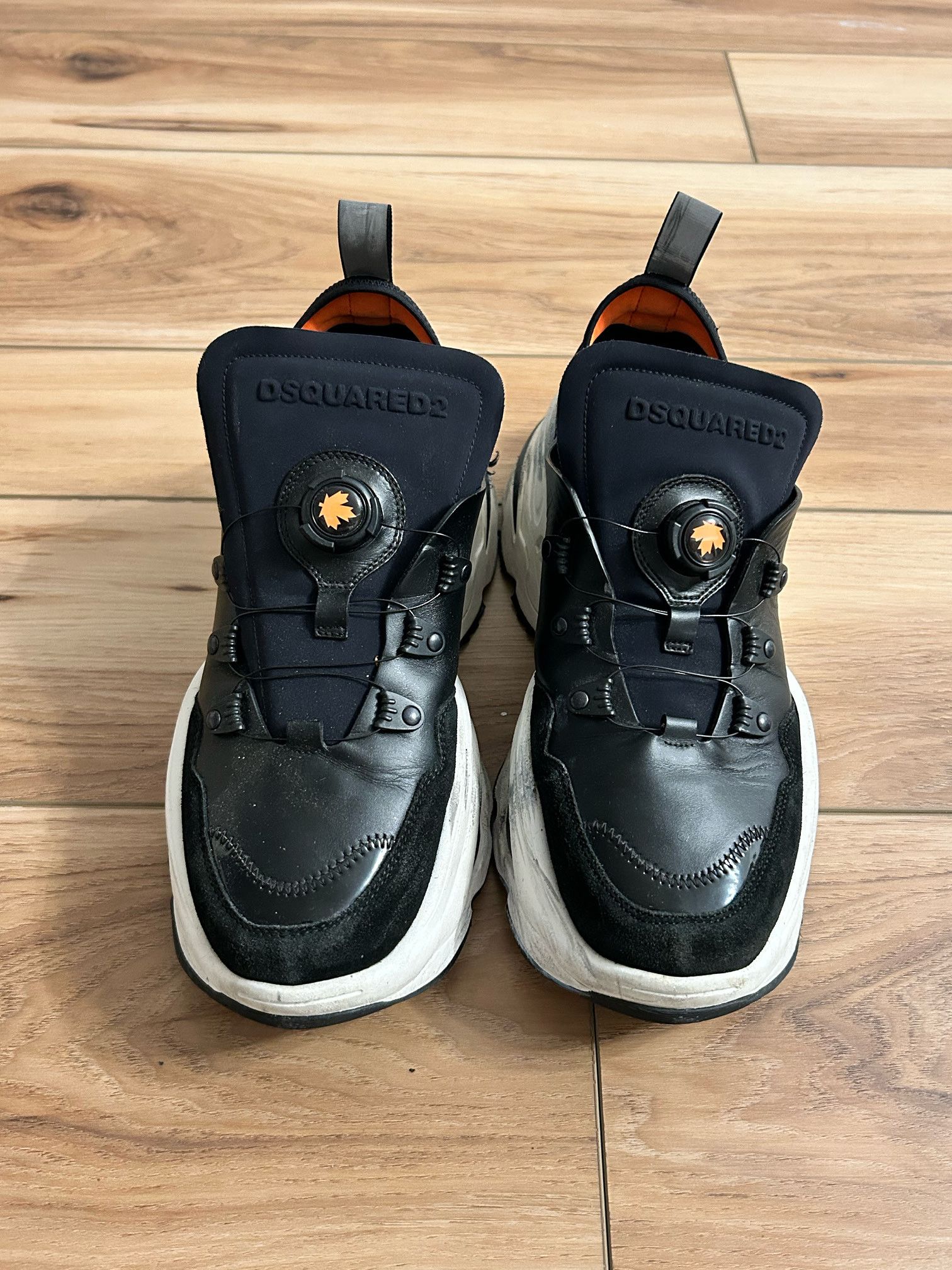 Dsquared2 Dsquared2 "The Rolling Giant" – Black/White – EU 43 / US 10 Size US 10 / EU 43 - 1 Thumbnail