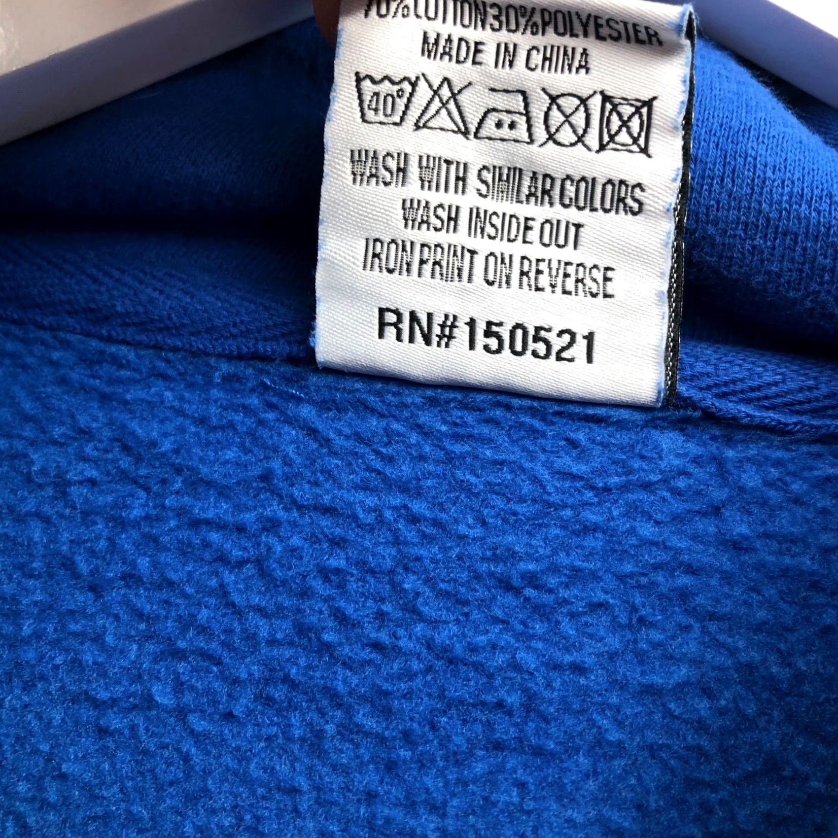 Alltimers Alltimers Hoodie Mens M Long Sleeve Graphic Blue Sweatshirt Crew Neck Size US M / EU 48-50 / 2 - 5 Thumbnail