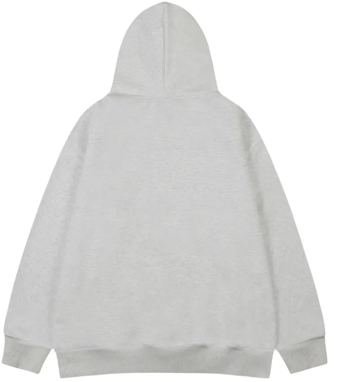 Japanese Brand × Vintage "Fearless-Gray-M" Hooded Sweatshirt Size US M / EU 48-50 / 2 - 2 Thumbnail