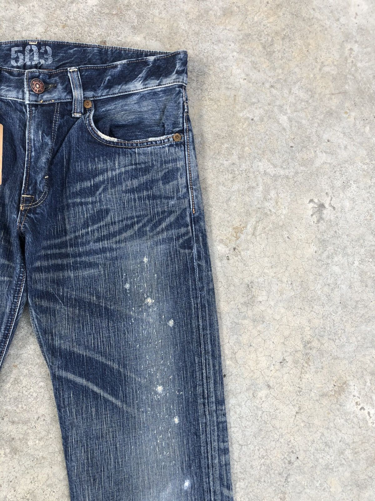 Who Decides War Edwin 503 Flared Jeans Bootcut Distressed Jeans Size US 34 / EU 50 - 5 Thumbnail